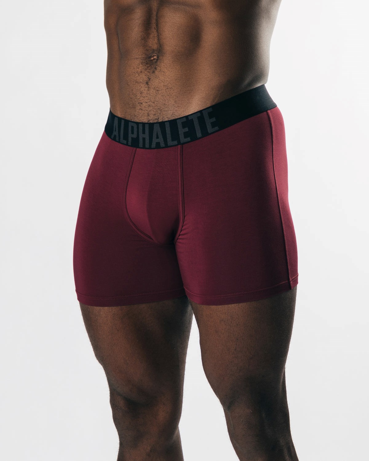 Alphalete Frictionless Modal Boxerské Brief Vínové | 64910OUFS