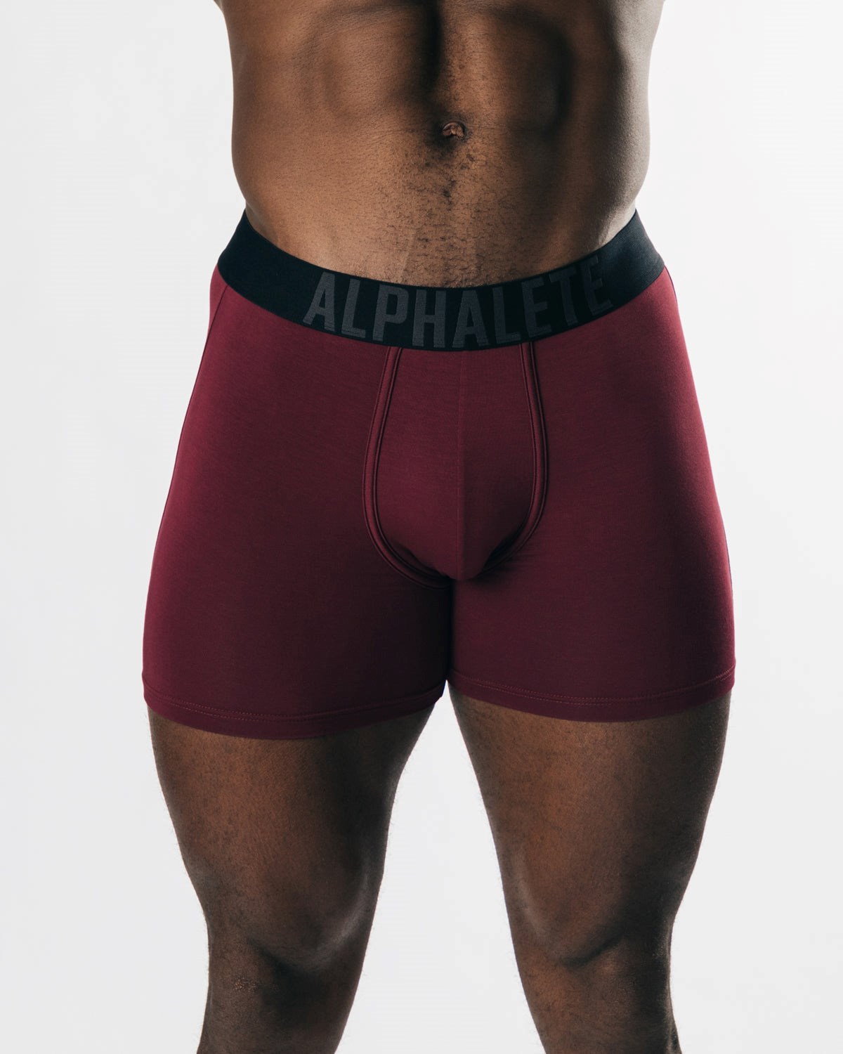 Alphalete Frictionless Modal Boxerské Brief Vínové | 64910OUFS