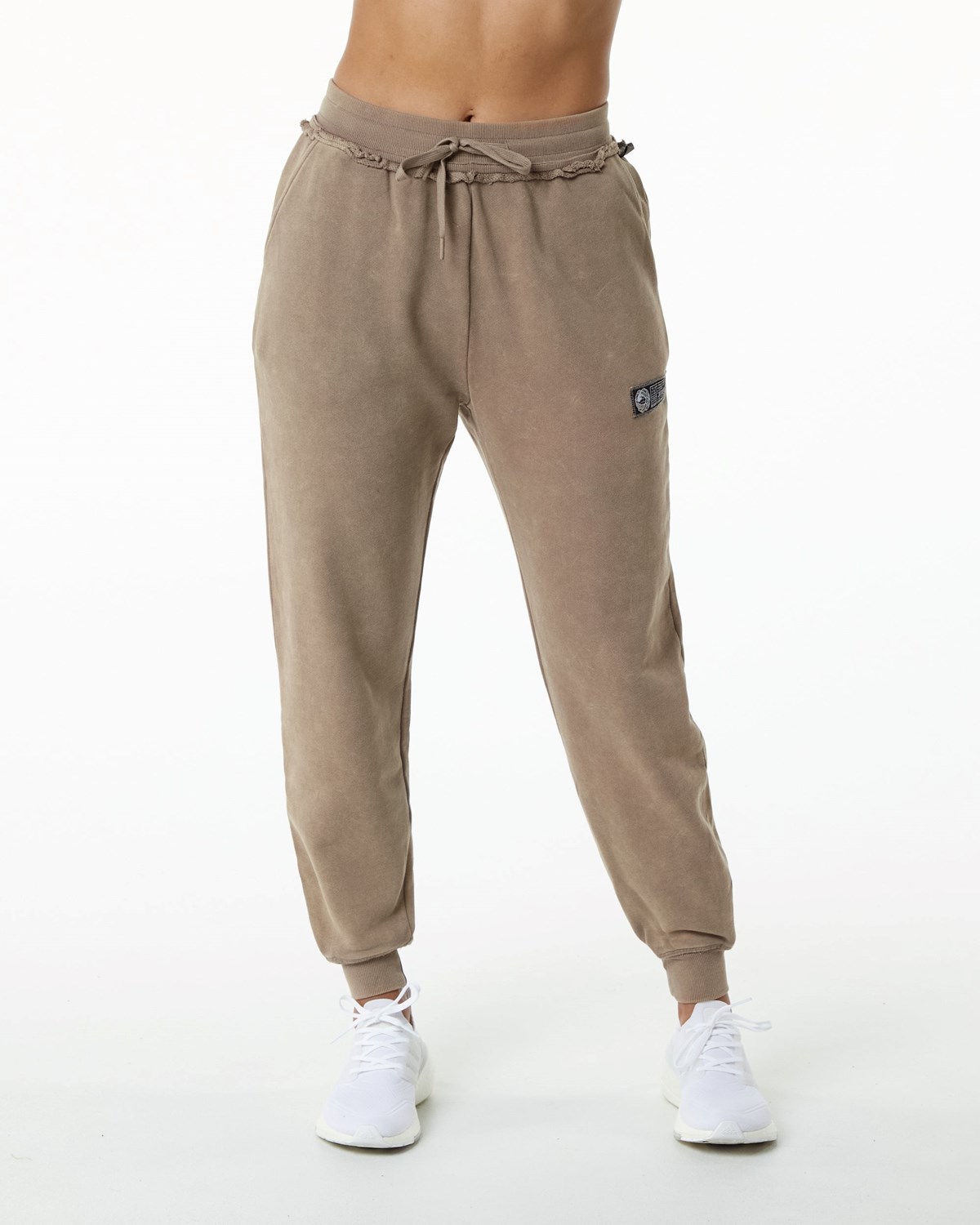 Alphalete Heavyweight Washed Terry Jogger Smokey Quartz | 39276XEQM