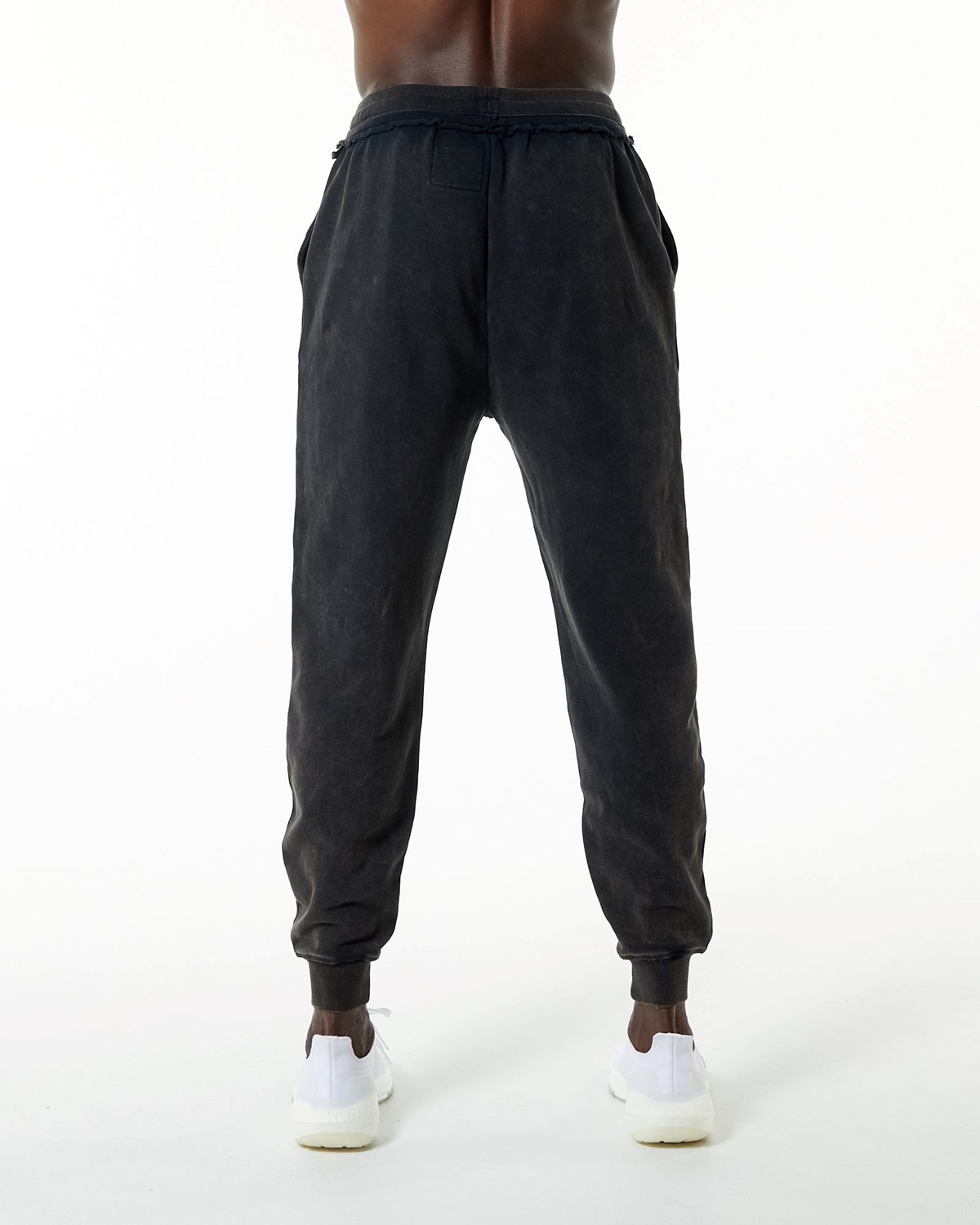 Alphalete Heavyweight Washed Terry Jogger Onyx | 61204MXAL