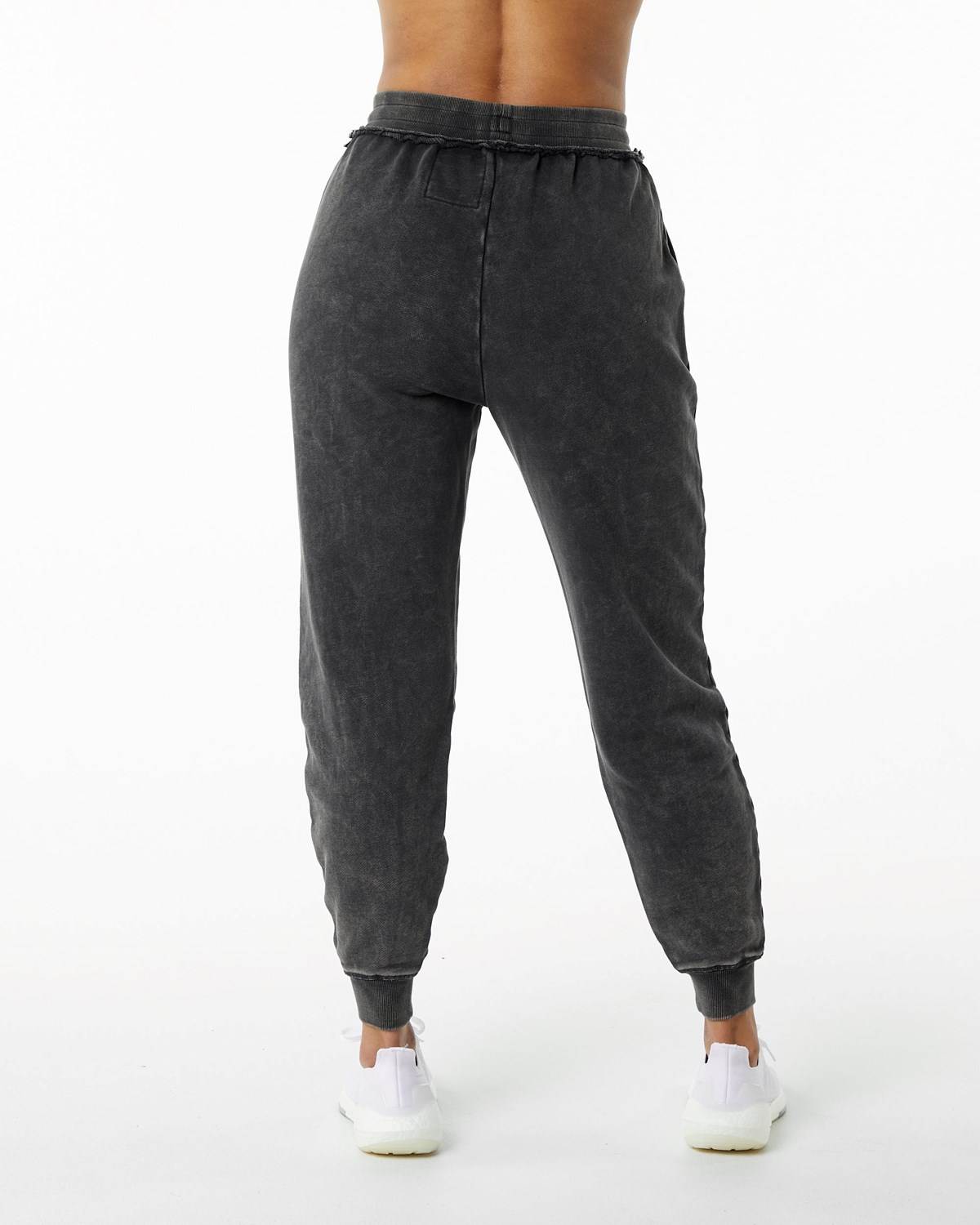 Alphalete Heavyweight Washed Terry Jogger Onyx | 68235SOUY