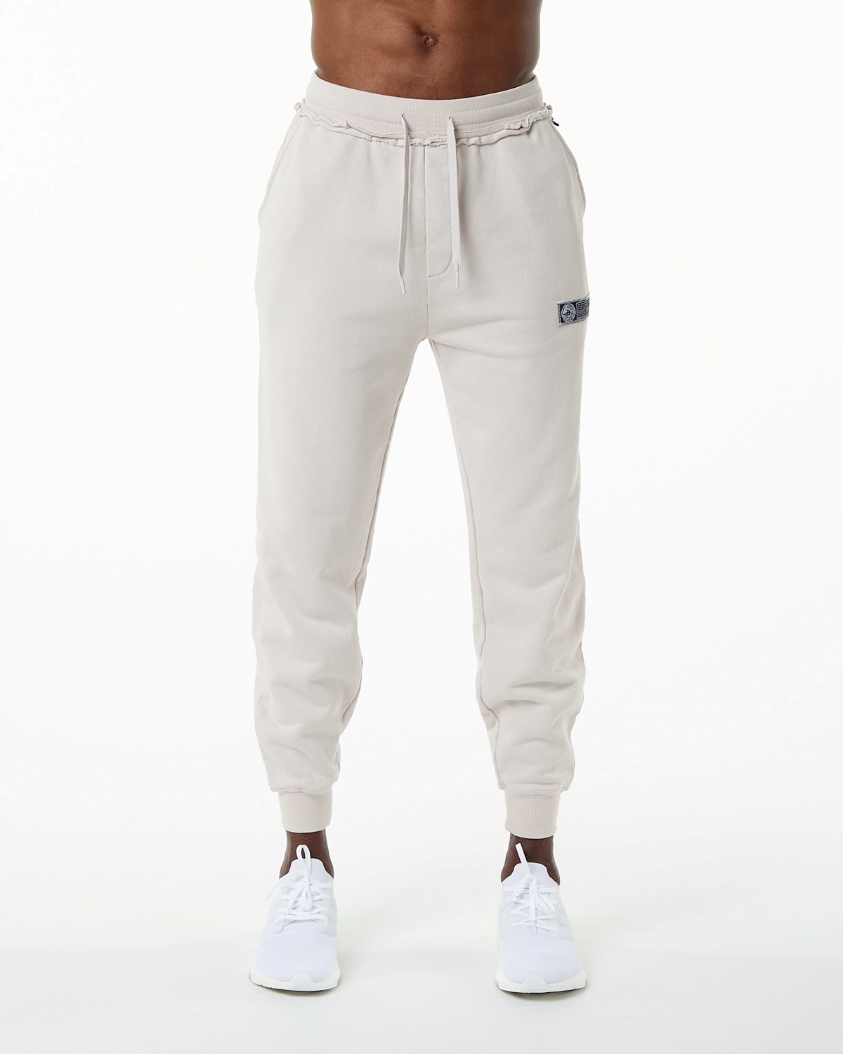 Alphalete Heavyweight Washed Terry Jogger Moonstone | 82095YEJT