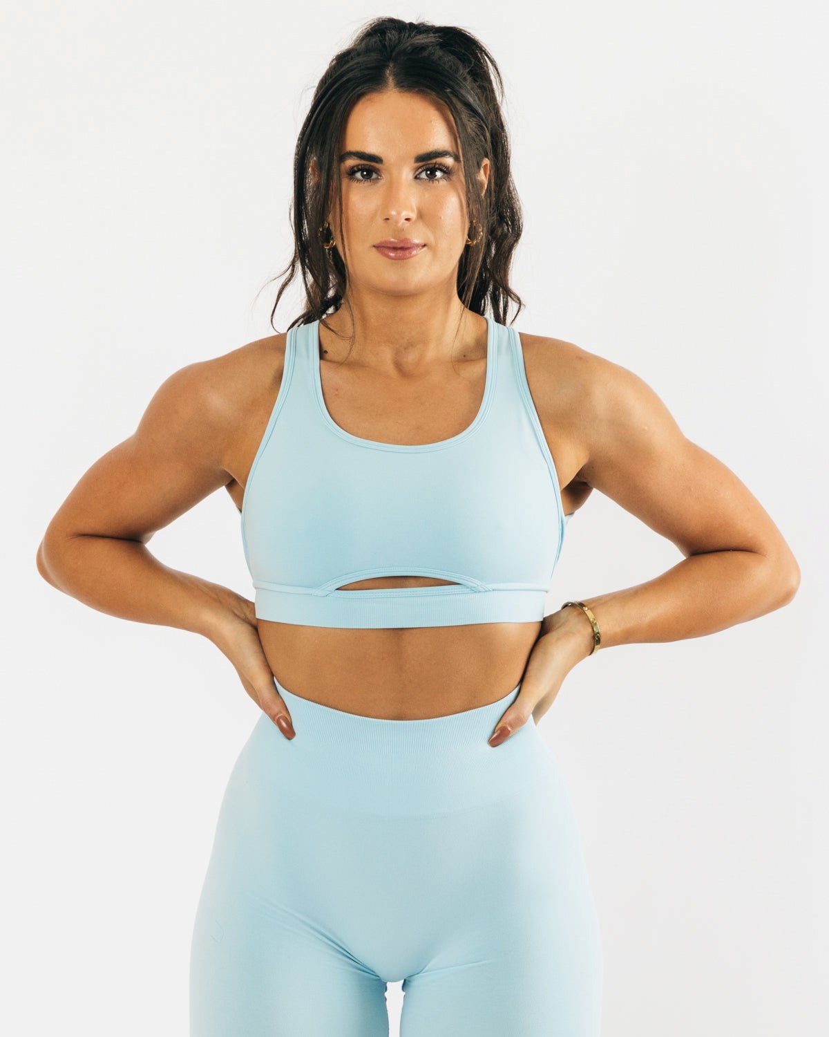 Alphalete High-Impact Seamless Sports Bra Blankyt | 05716CSTJ