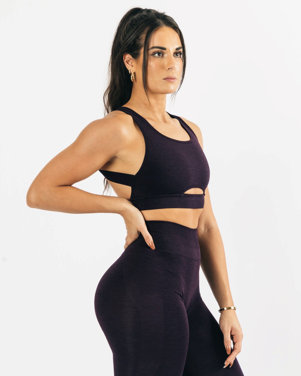 Alphalete High-Impact Seamless Sports Bra Twilight | 64250RJEQ