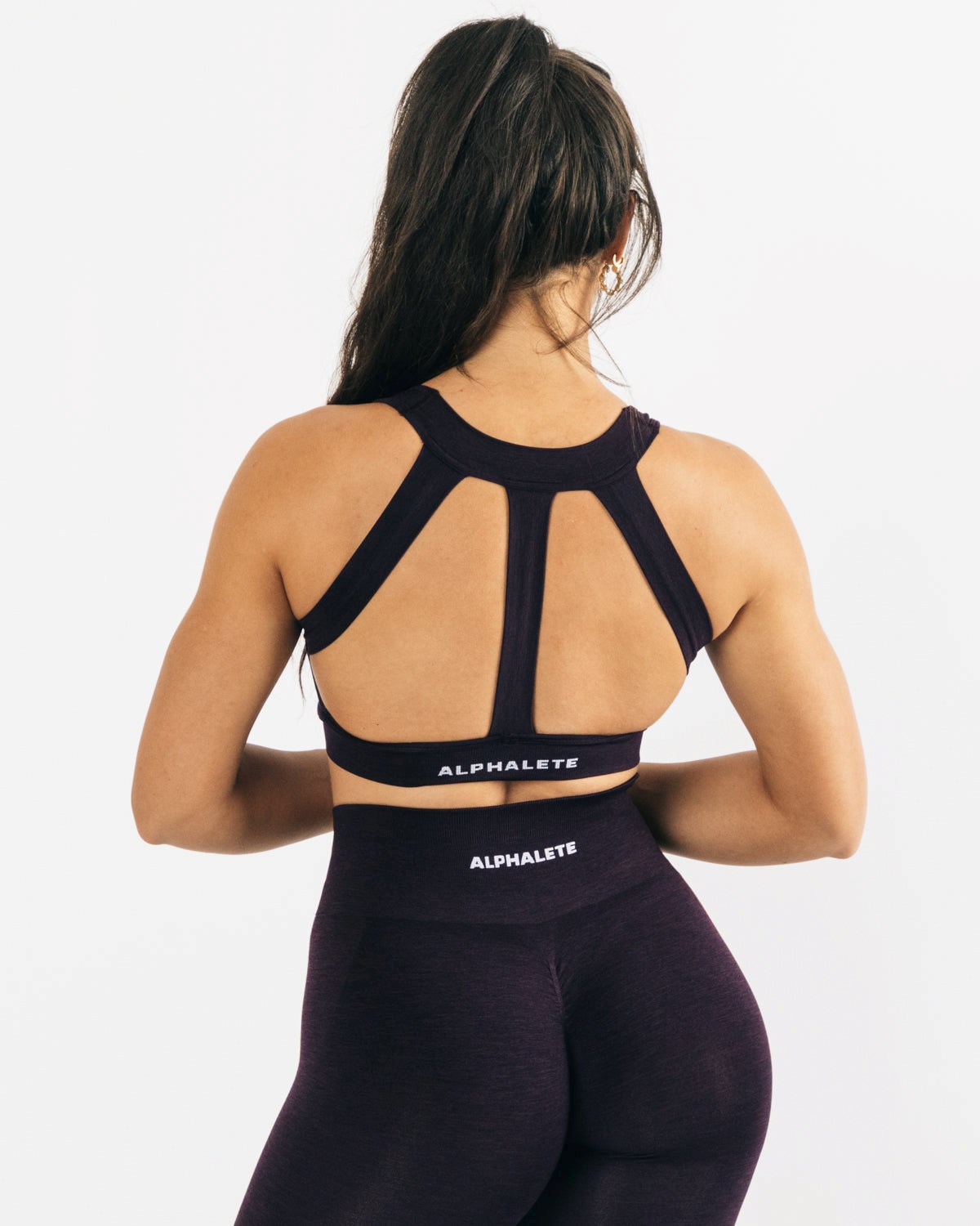 Alphalete High-Impact Seamless Sports Bra Twilight | 64250RJEQ