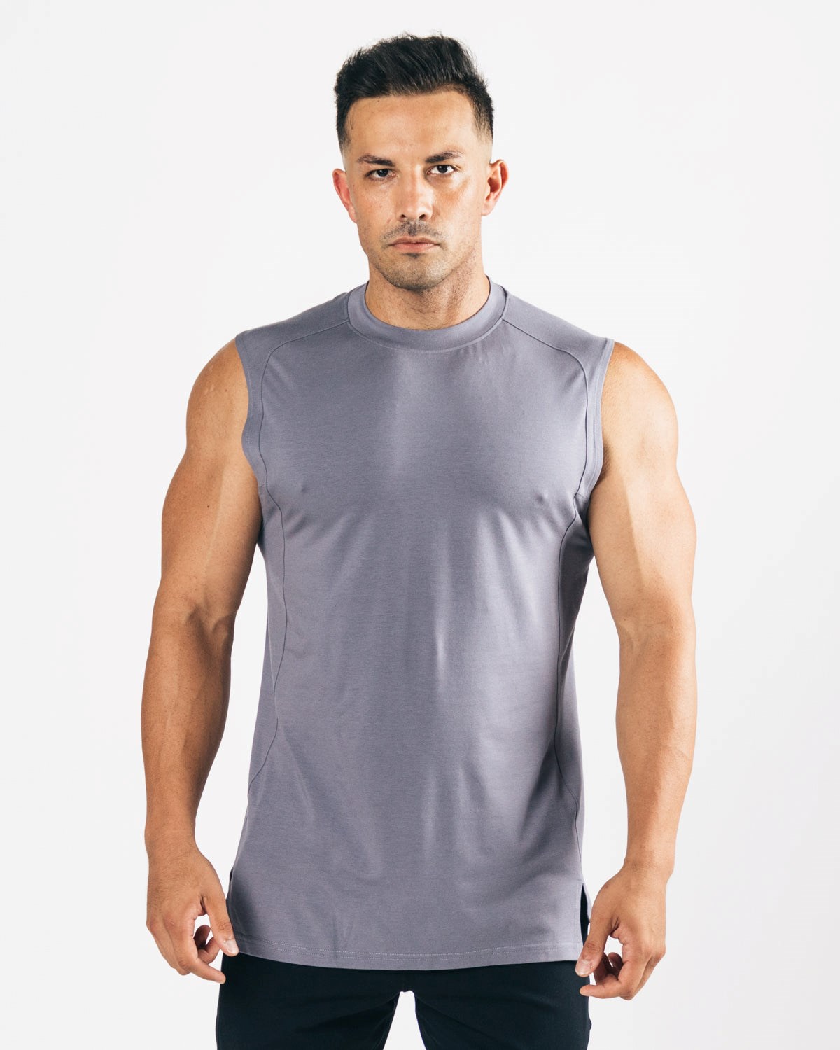 Alphalete High-Neck Premium Cutoff Still Water | 26785CRYW