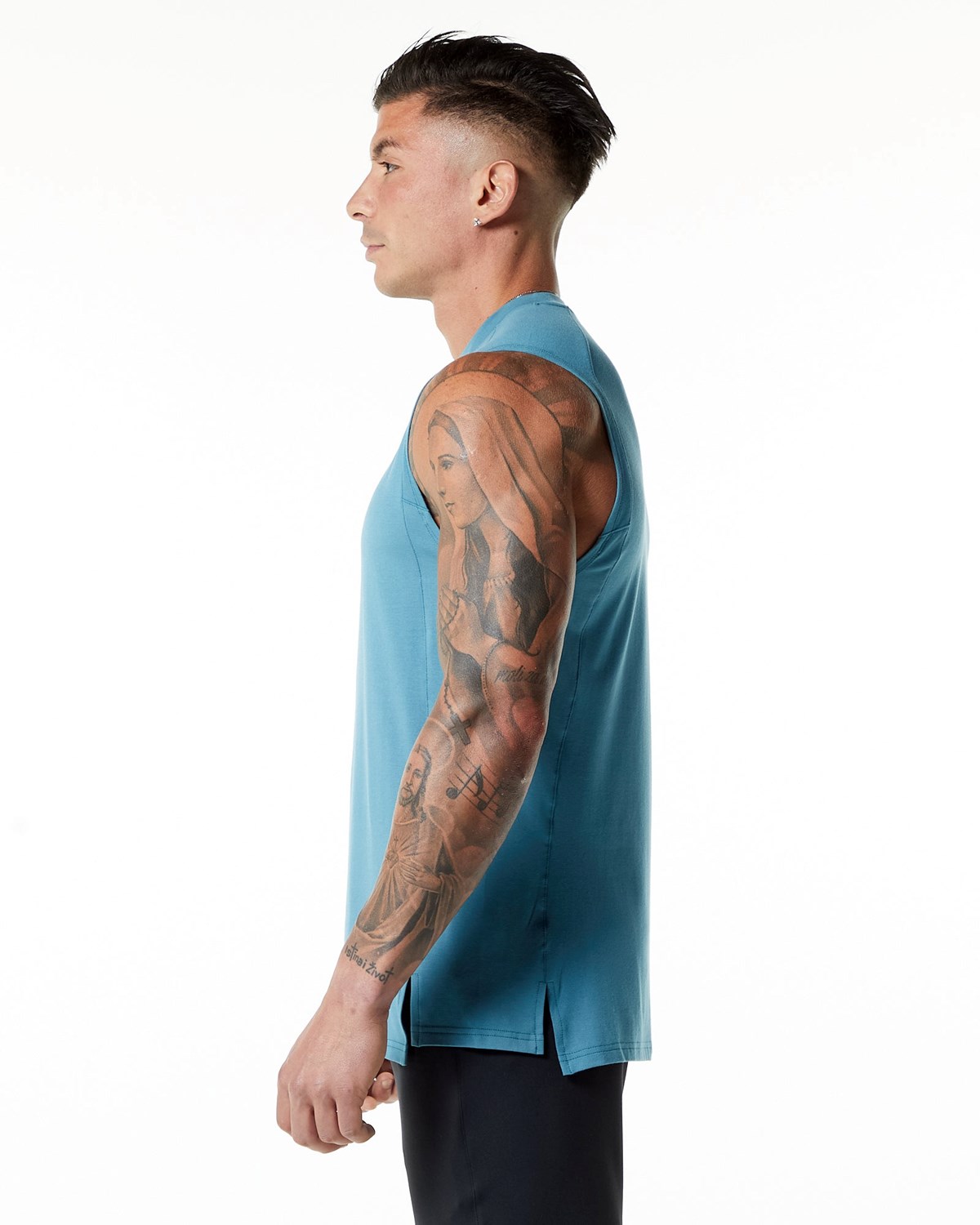 Alphalete High-Neck Premium Tank Blankyt | 34179GCVY