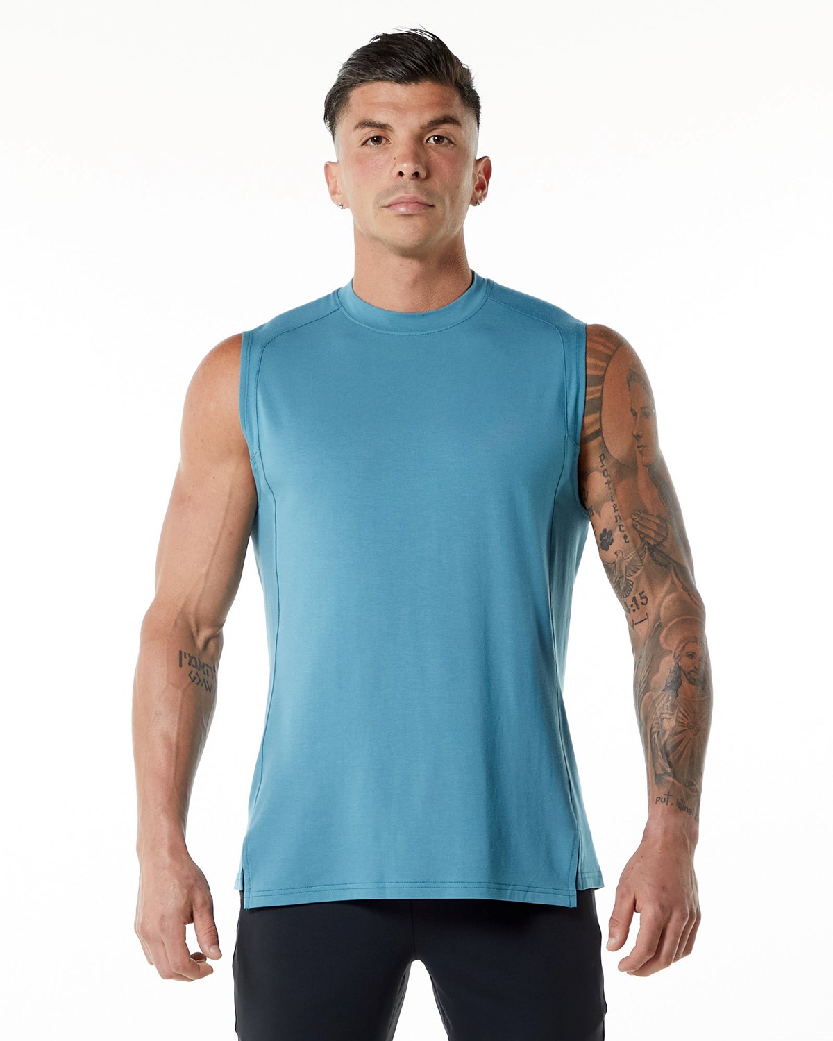 Alphalete High-Neck Premium Tank Blankyt | 34179GCVY