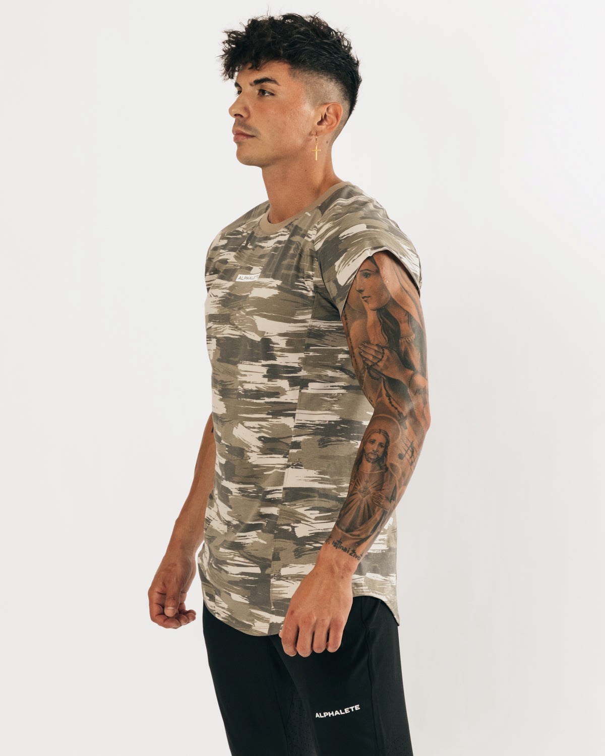 Alphalete High Performance Bez Rukávů Tee Maskáčové | 25189KGFV