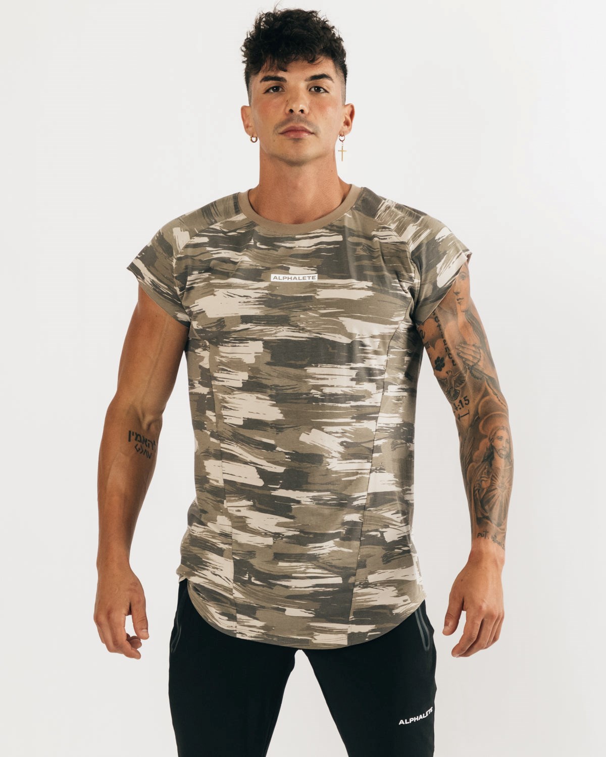 Alphalete High Performance Bez Rukávů Tee Maskáčové | 25189KGFV