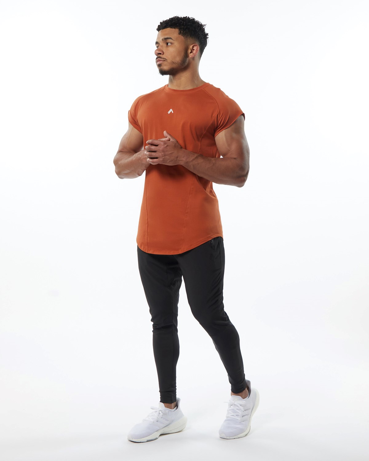 Alphalete High Performance Bez Rukávů Tee Sour Tangerine | 72468ZQSD