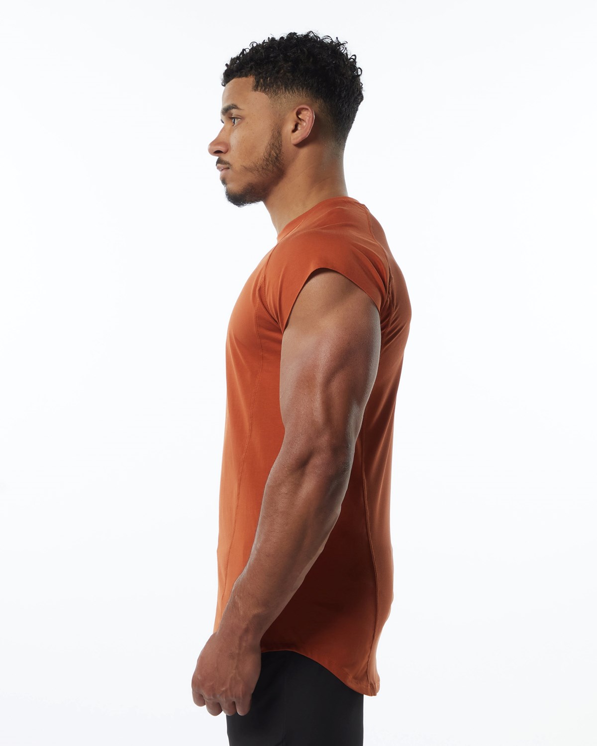 Alphalete High Performance Bez Rukávů Tee Sour Tangerine | 72468ZQSD