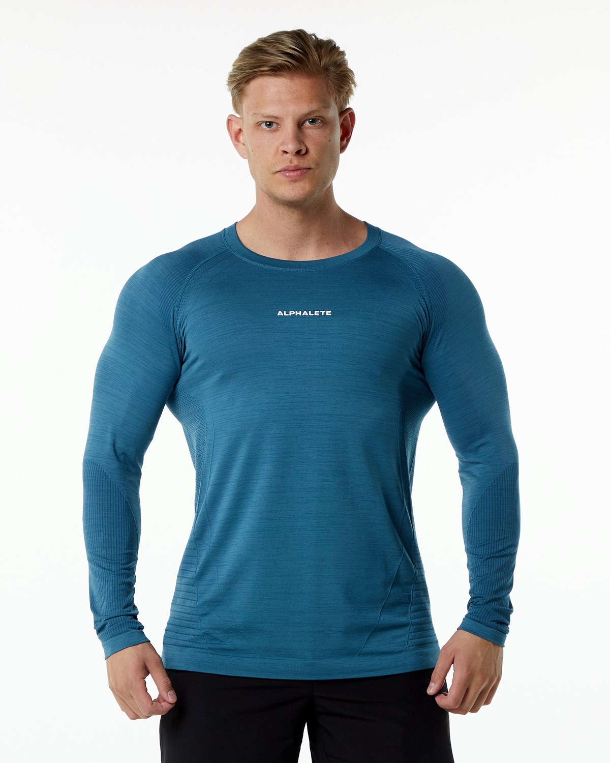 Alphalete High Performance Seamless Long Sleeve Tee Blankyt | 46028ENCI