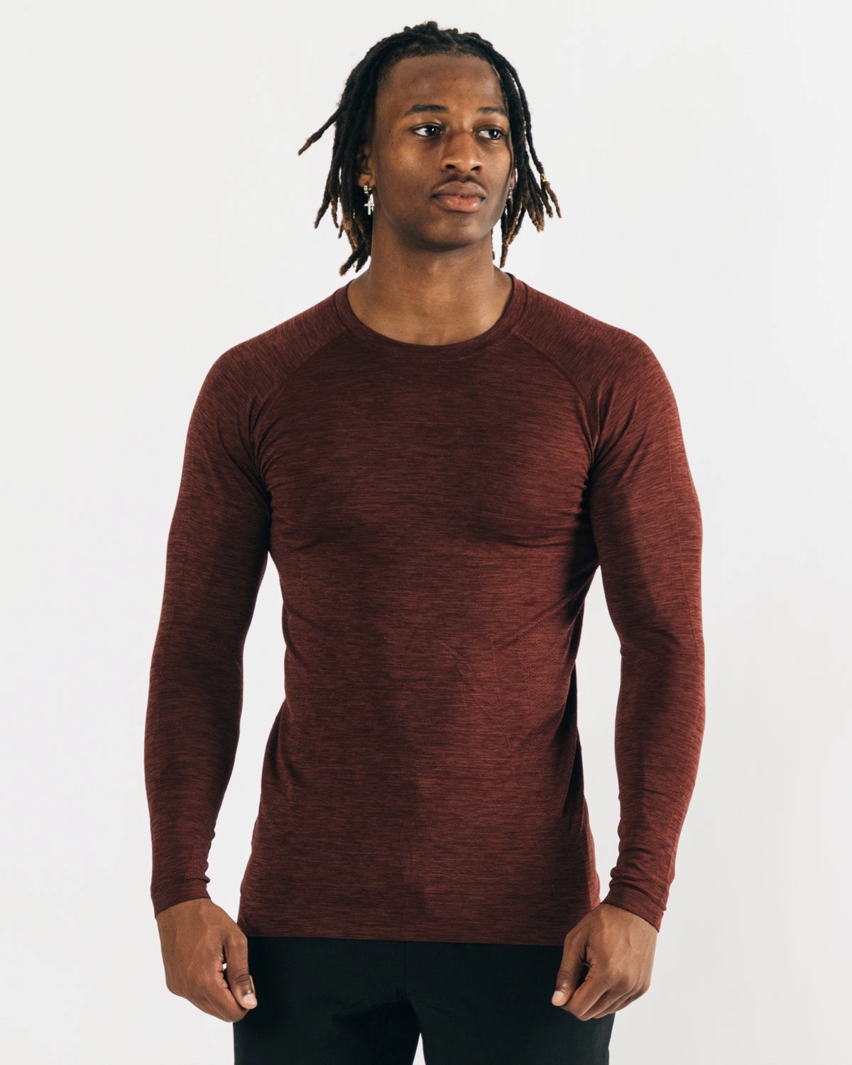 Alphalete High Performance Seamless Long Sleeve Tee Měď | 54098JYVM