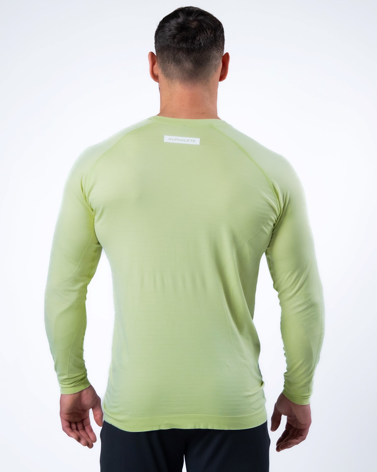 Alphalete High Performance Seamless Long Sleeve Tee Frozen Spring | 80372MCKL