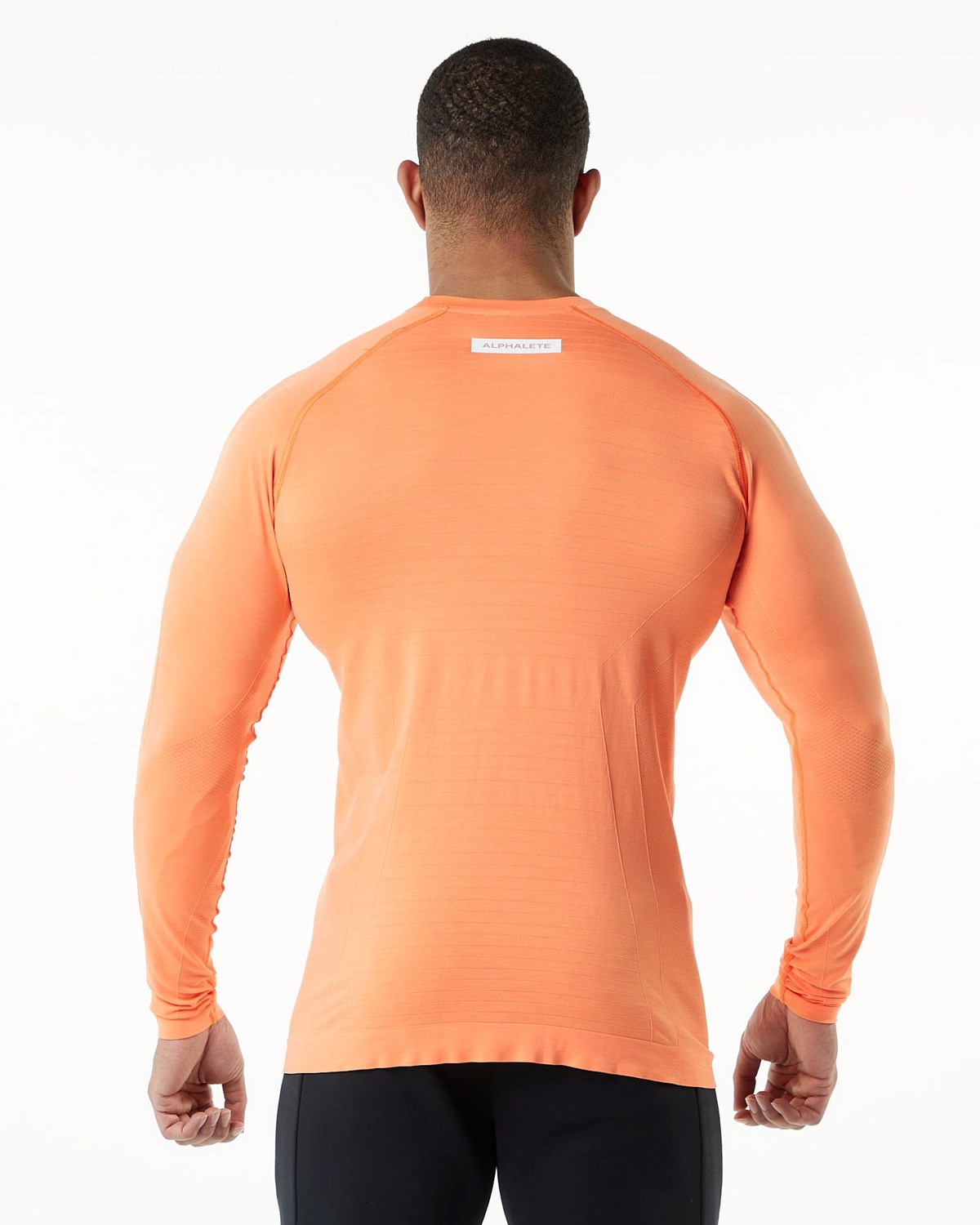 Alphalete High Performance Seamless Long Sleeve Tee Faded Day Tripper | 81362LFVM