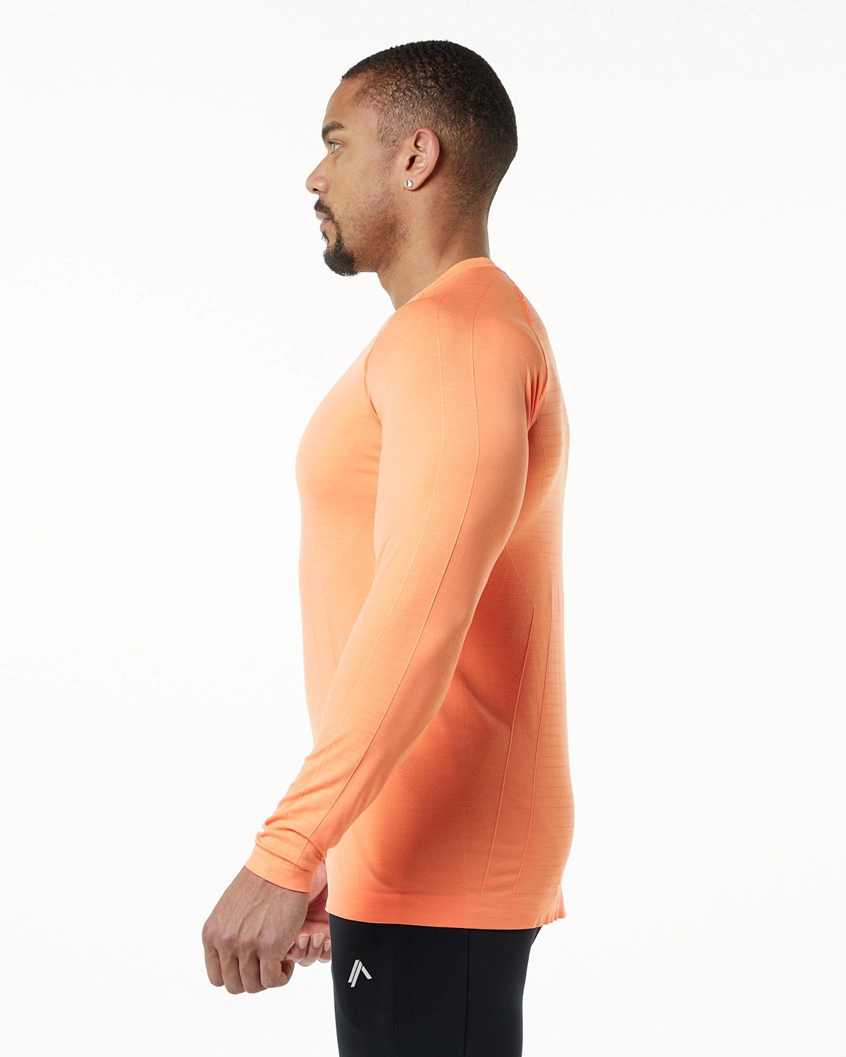 Alphalete High Performance Seamless Long Sleeve Tee Faded Day Tripper | 81362LFVM