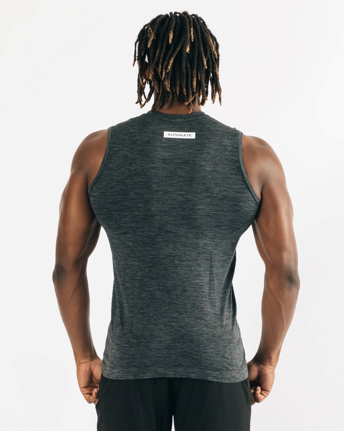 Alphalete High Performance Seamless Tank Černé | 06219CLDW