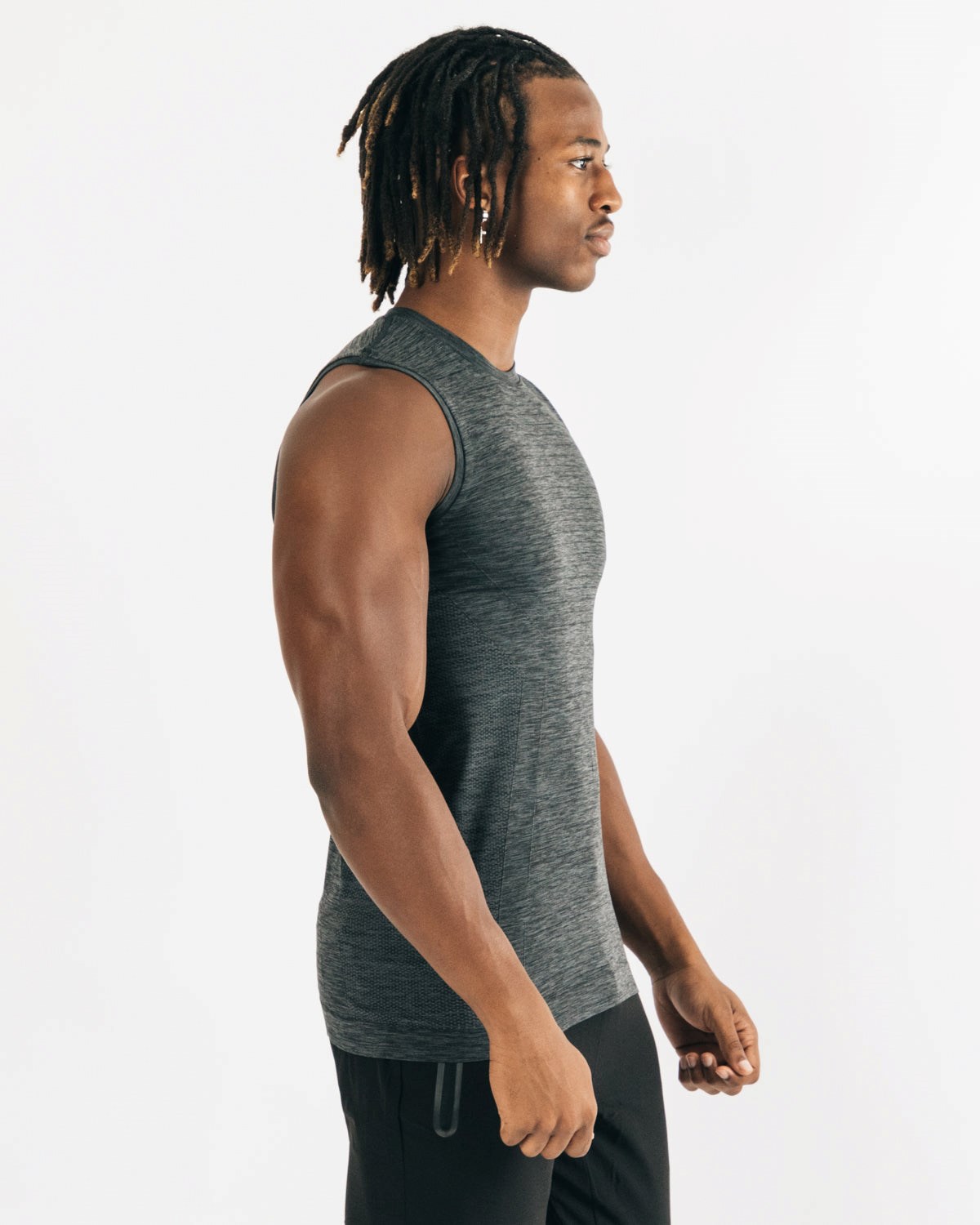 Alphalete High Performance Seamless Tank Černé | 06219CLDW