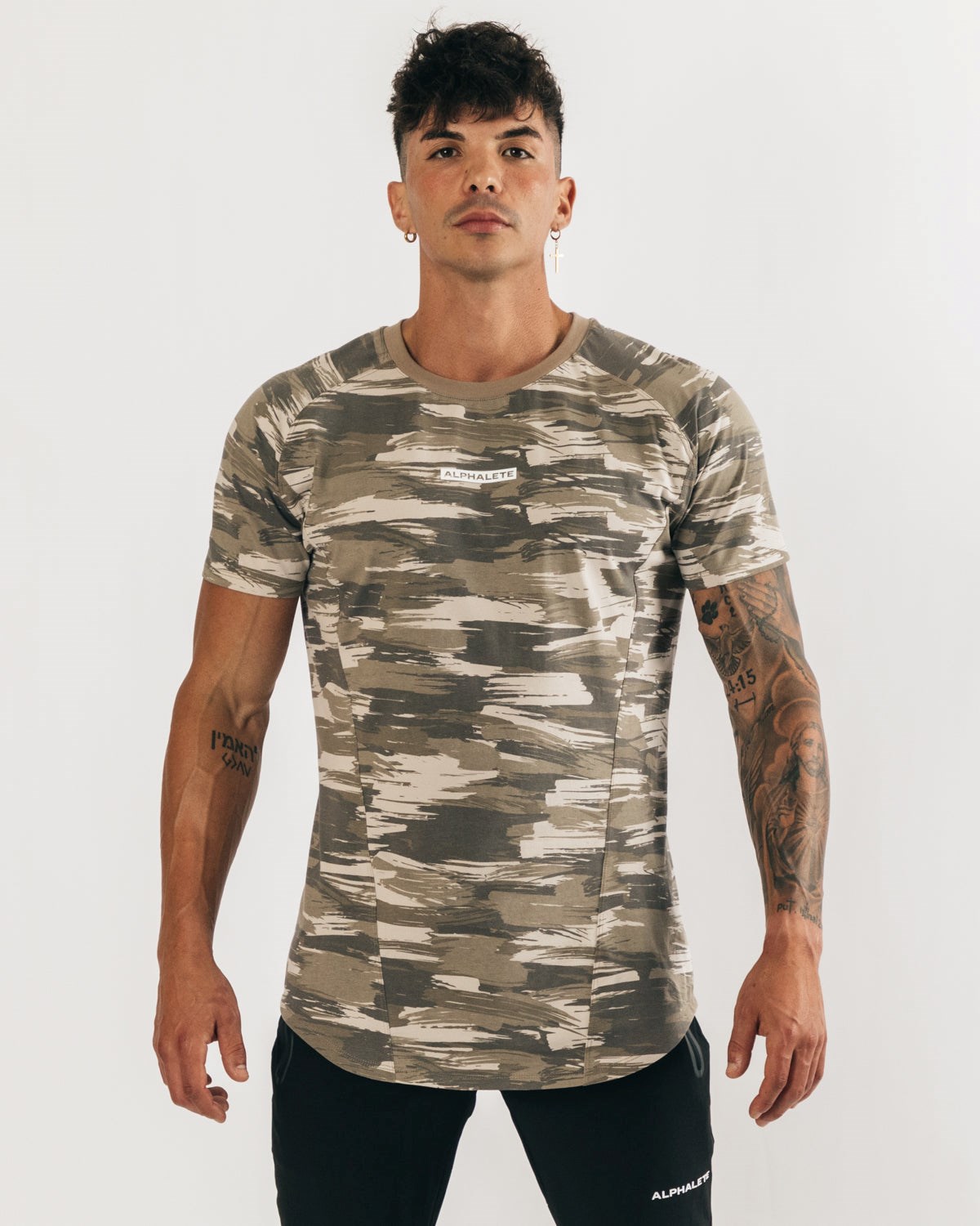 Alphalete High Performance Tee Maskáčové | 29135AQTJ