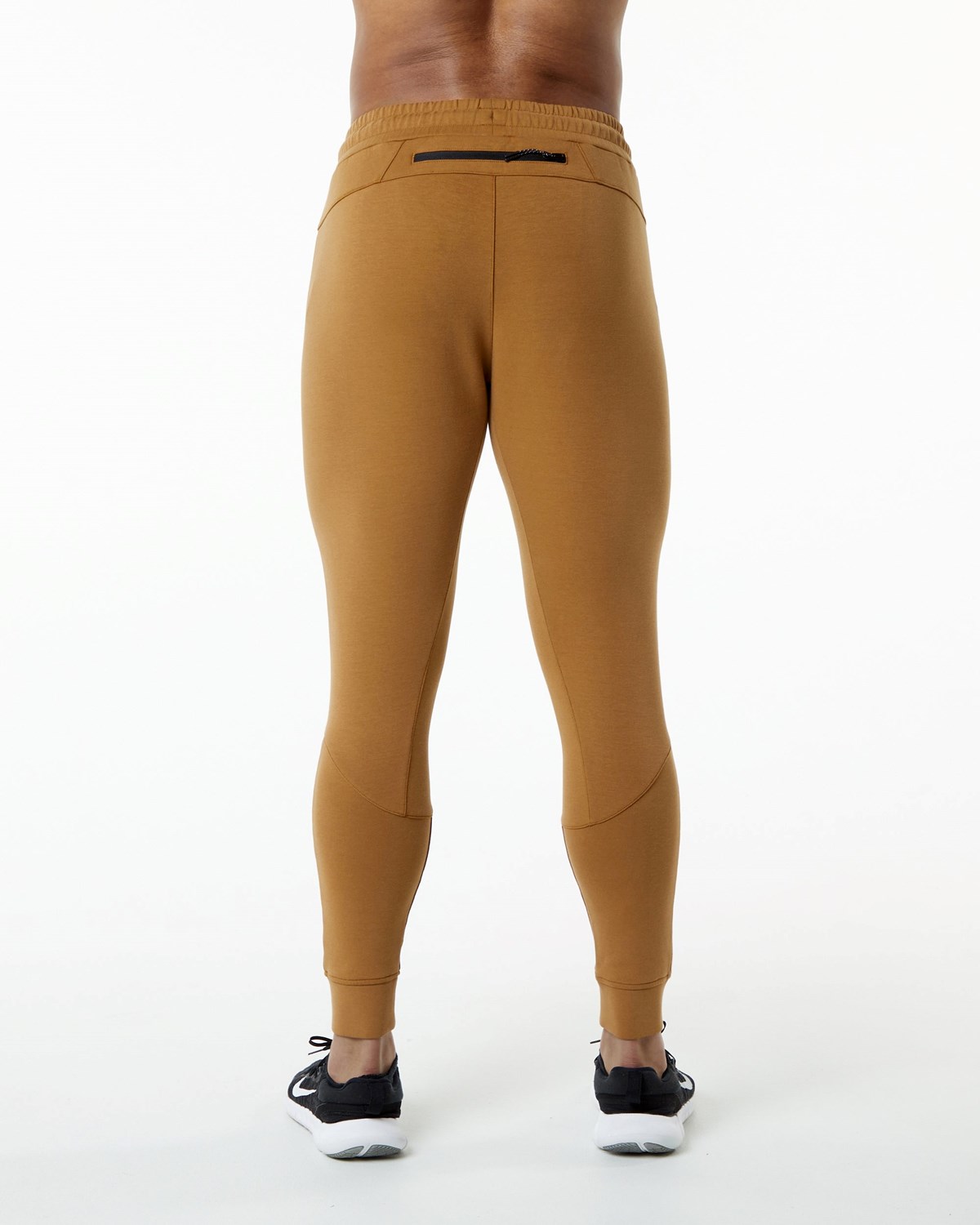 Alphalete Interlock Knit Cuffed Jogger Almond | 91320ZYPR