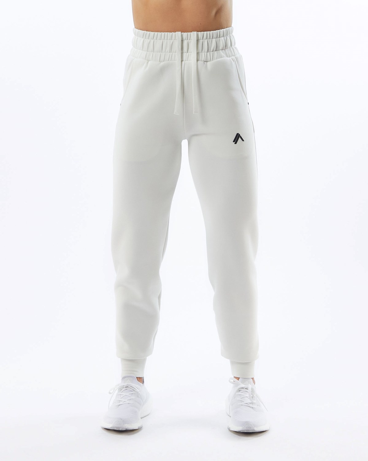 Alphalete Interlock Knit Cuffed Jogger Krém | 25690TPIB