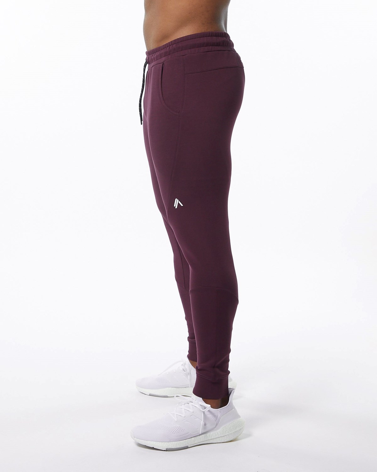 Alphalete Interlock Knit Cuffed Jogger Merlot | 28965KTCP