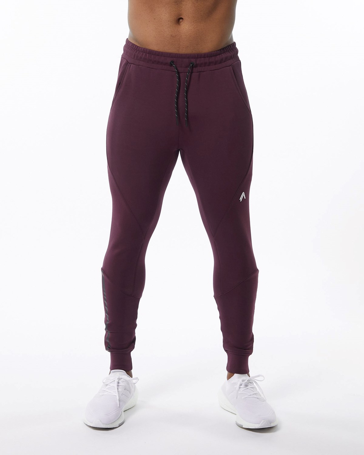 Alphalete Interlock Knit Cuffed Jogger Merlot | 28965KTCP