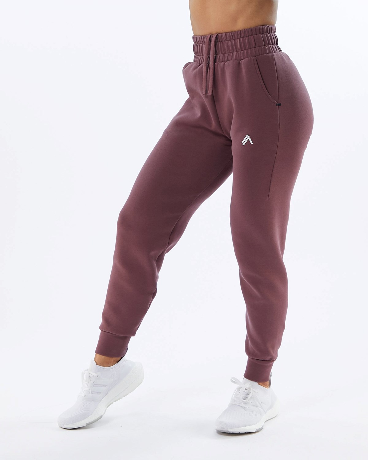 Alphalete Interlock Knit Cuffed Jogger Mauve | 41670ADYP