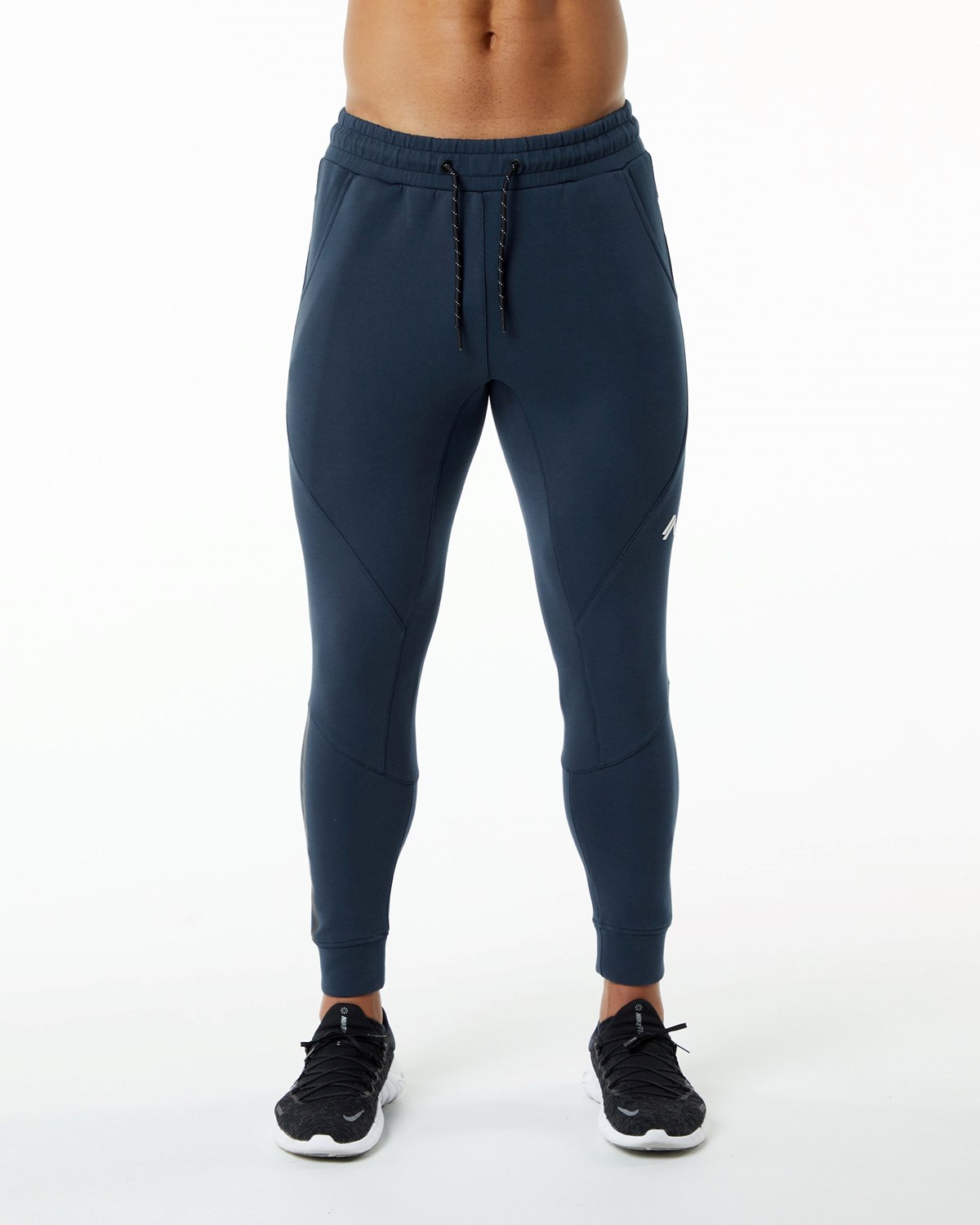 Alphalete Interlock Knit Cuffed Jogger Tmavě Blankyt | 28706UXSC