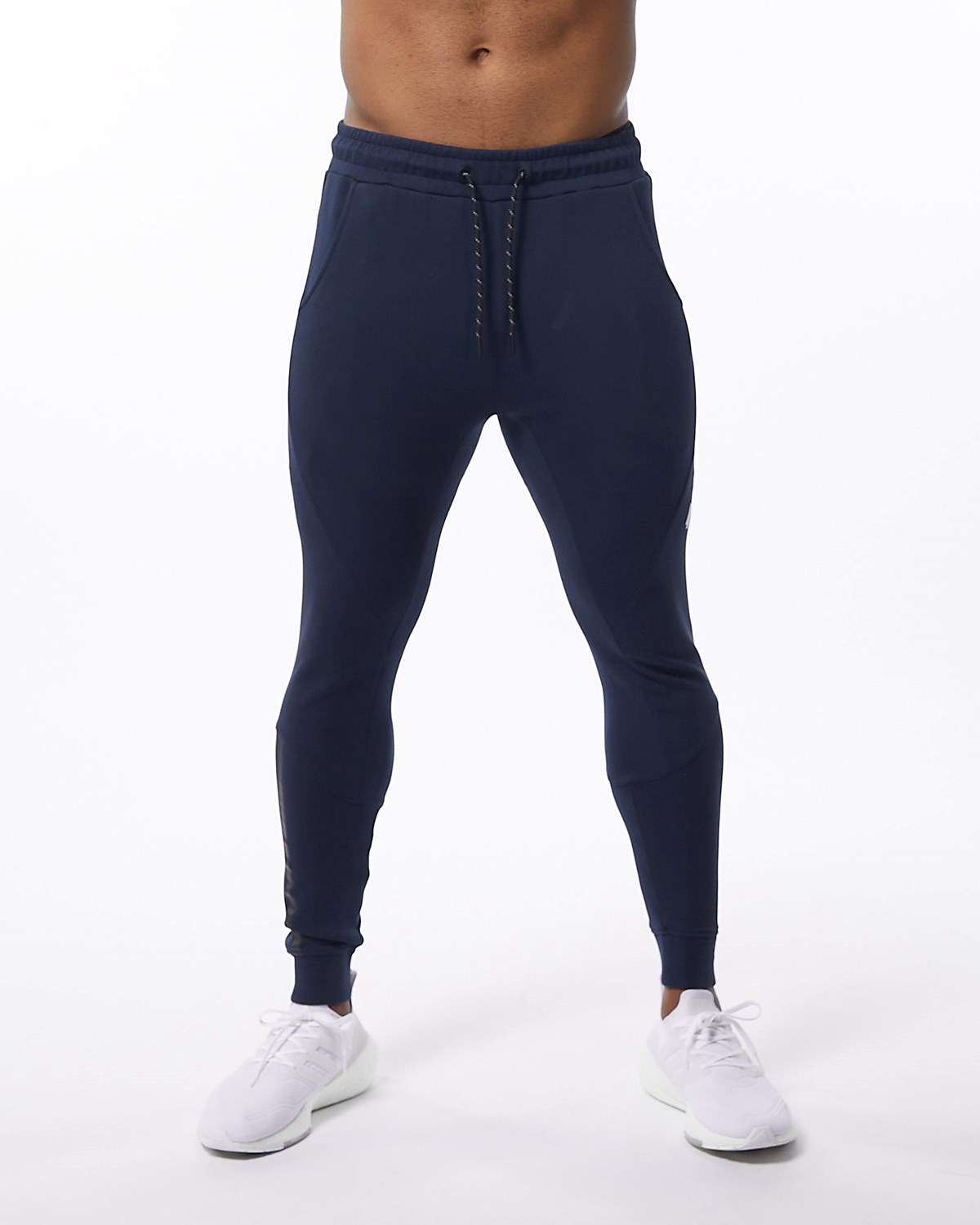 Alphalete Interlock Knit Cuffed Jogger Tmavě Blankyt | 58623KLHF