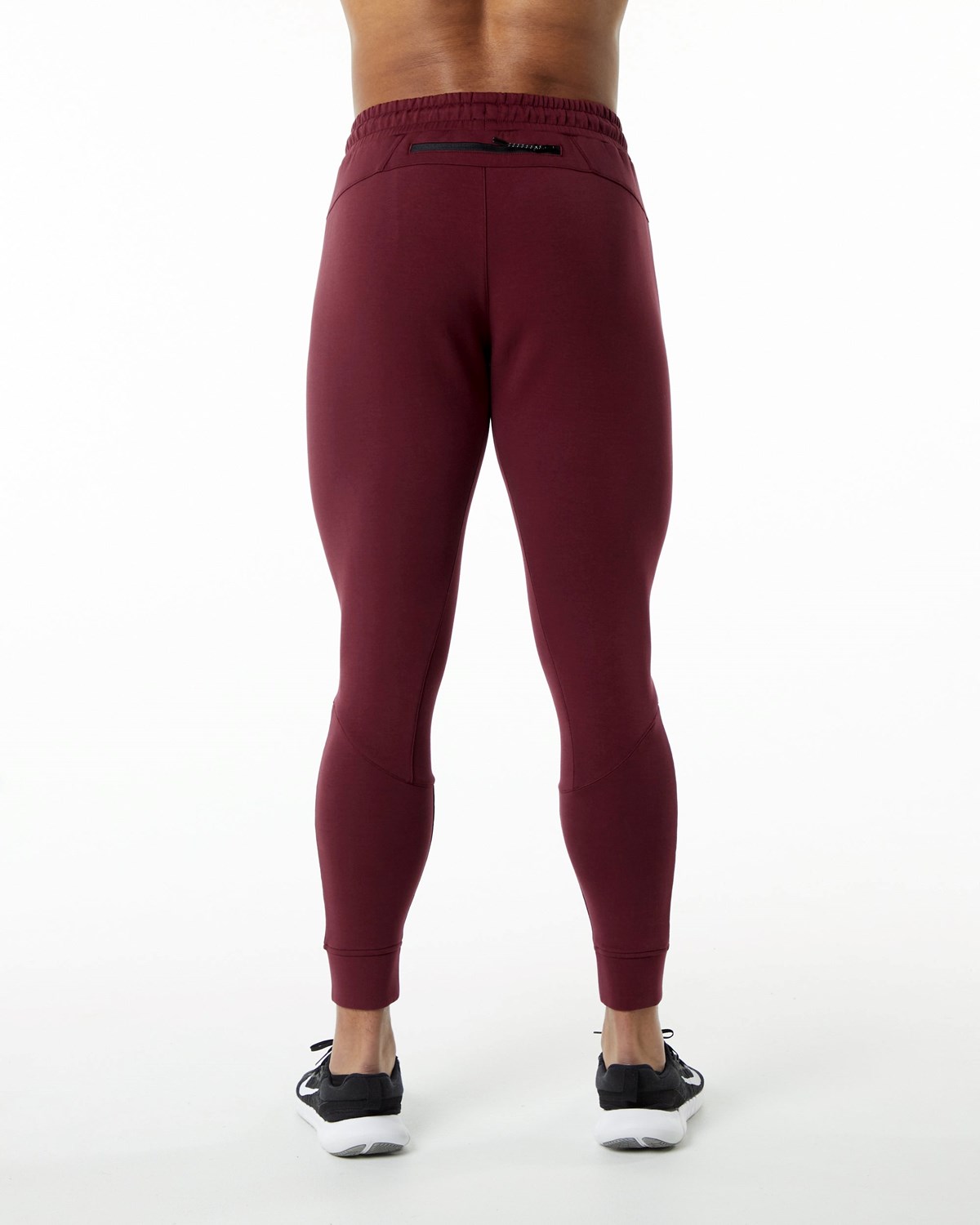 Alphalete Interlock Knit Cuffed Jogger Vínové | 79502WPLY