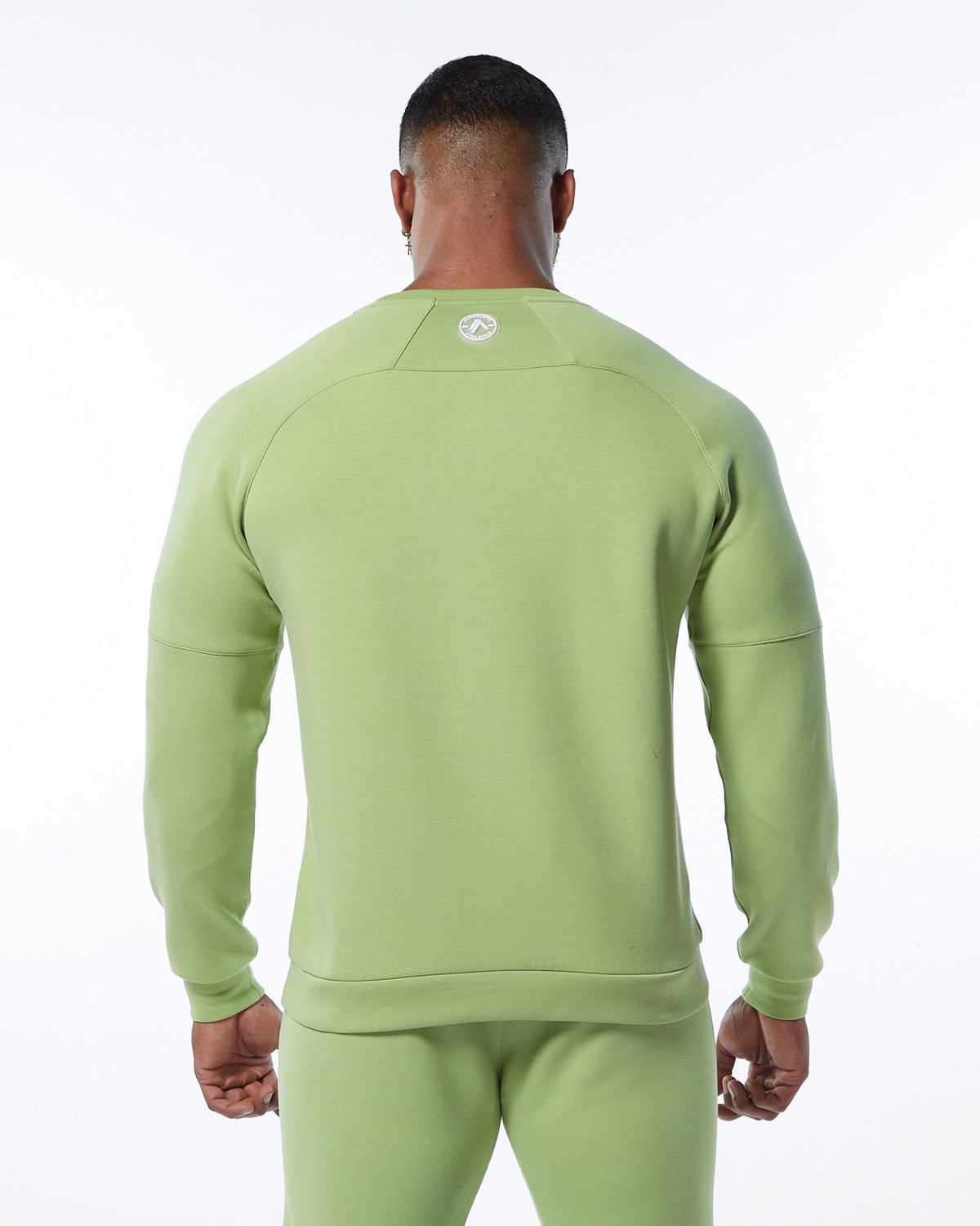 Alphalete Interlock Knit Pullover Světle Zelene | 36120LACF