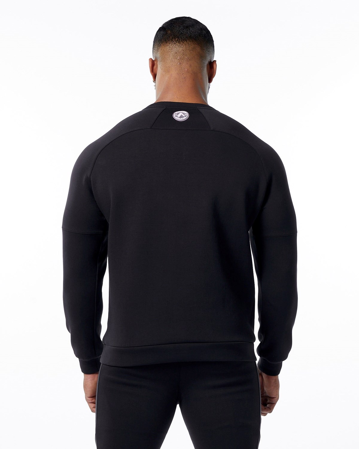 Alphalete Interlock Knit Pullover Černé | 82976OEDM