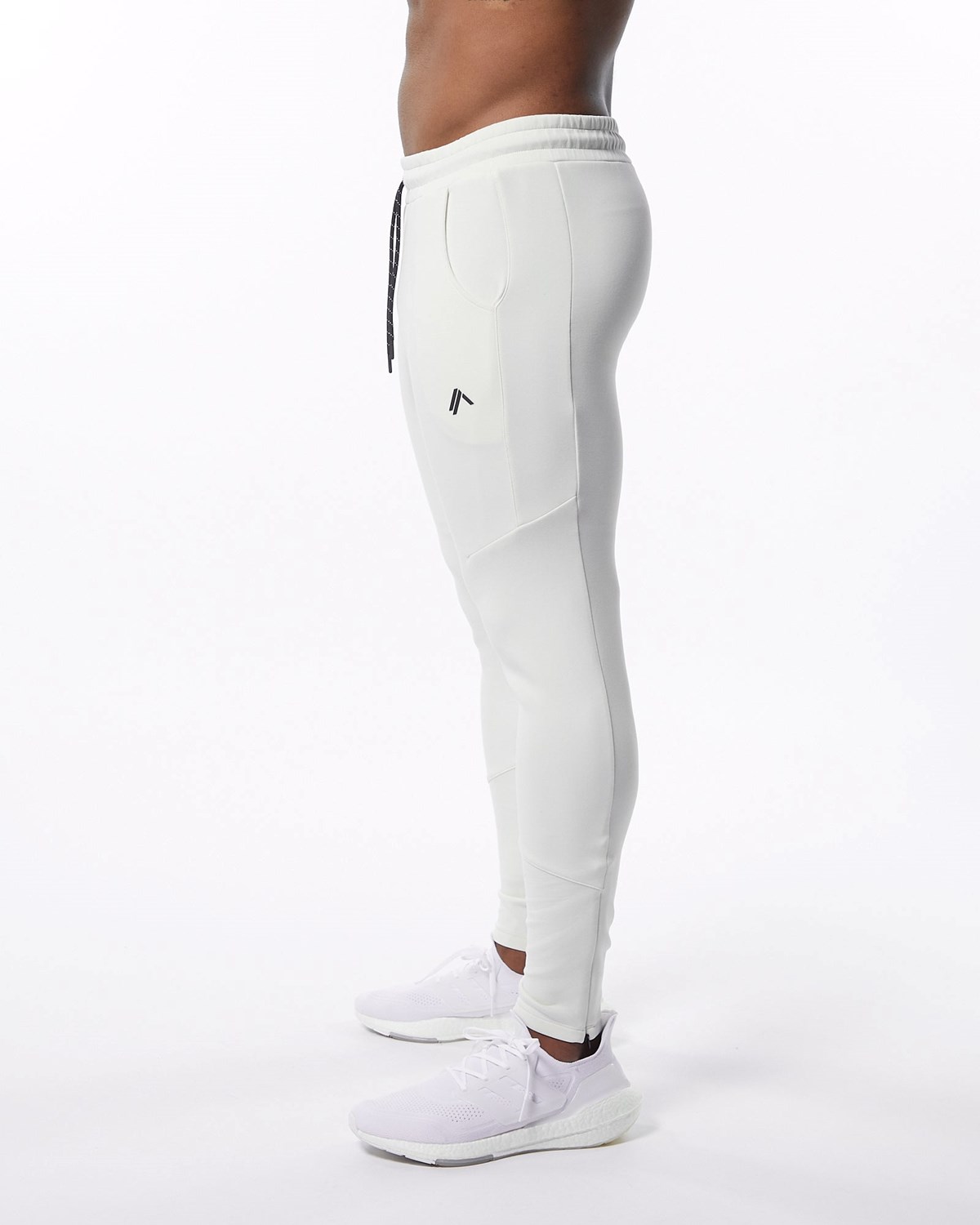 Alphalete Interlock Knit Zip Jogger Krém | 37824YUGJ