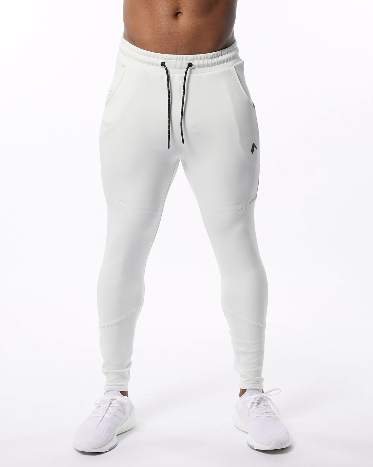 Alphalete Interlock Knit Zip Jogger Krém | 37824YUGJ