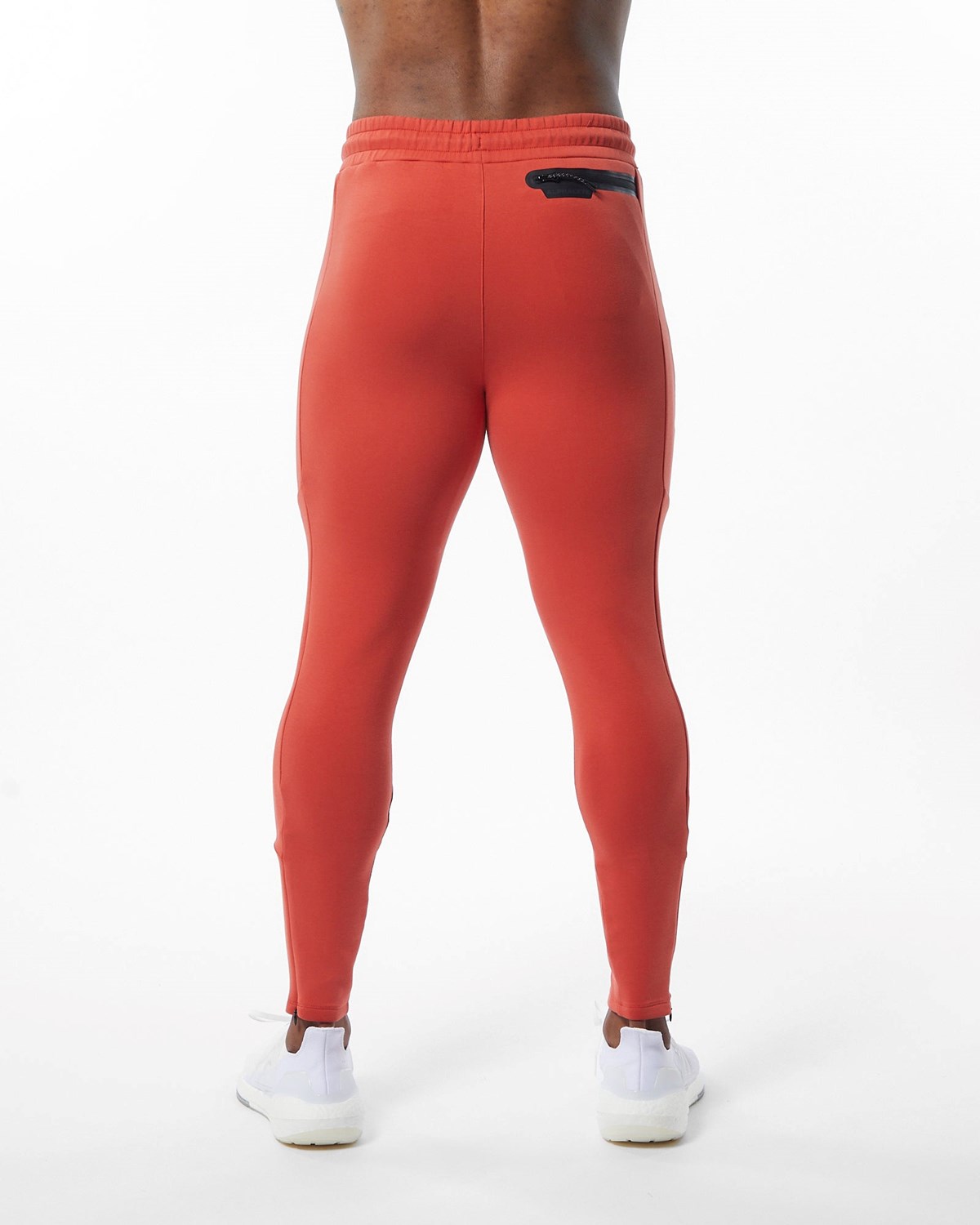 Alphalete Interlock Knit Zip Jogger Oranžové | 16249NEXK