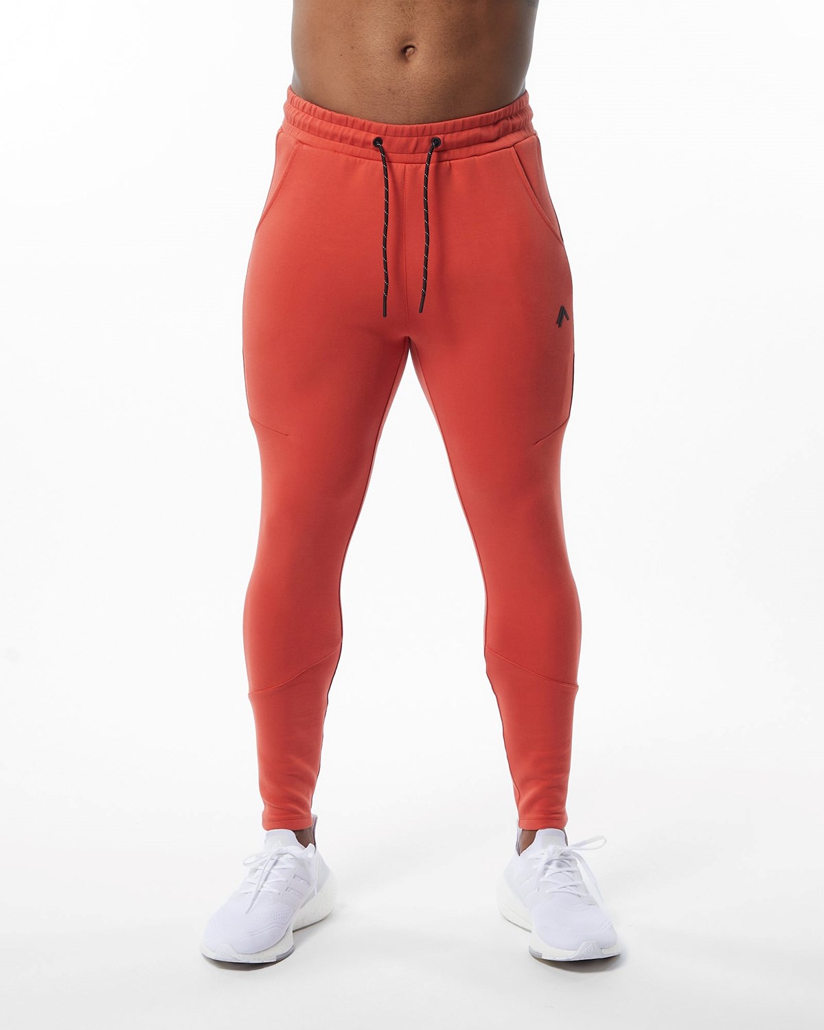 Alphalete Interlock Knit Zip Jogger Oranžové | 16249NEXK