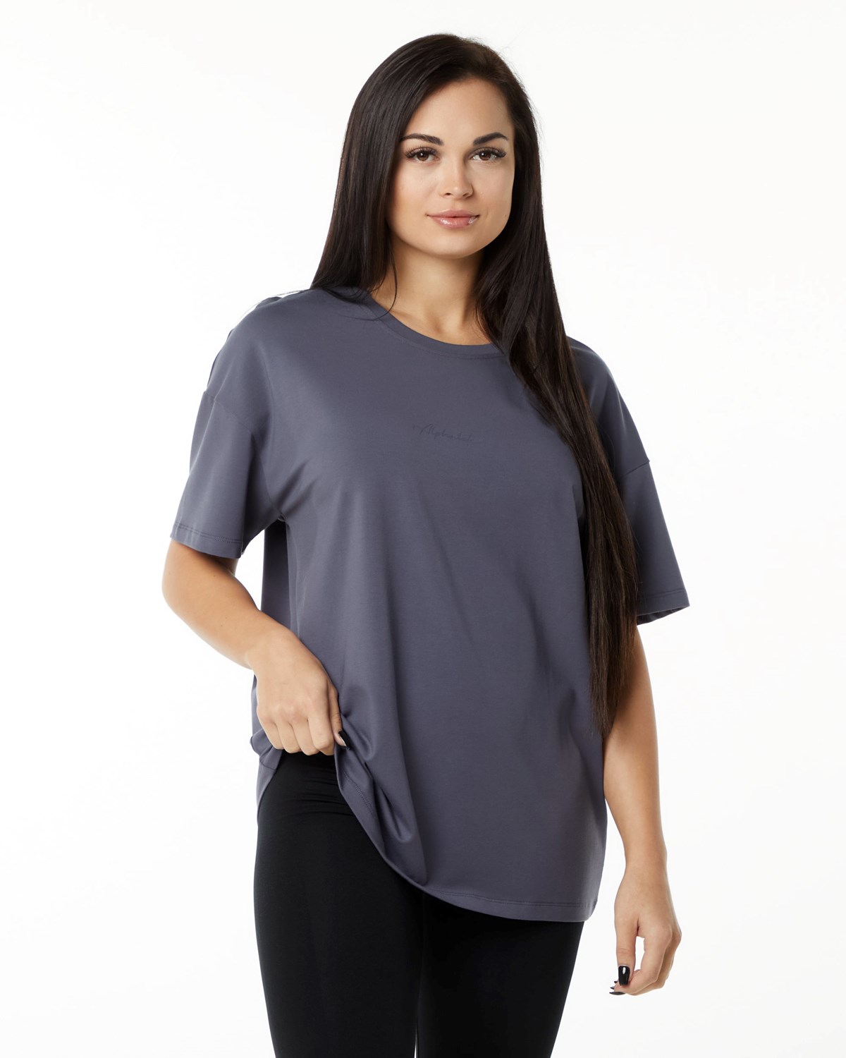 Alphalete Performance Krátké Sleeve Fialové | 96720DAZF