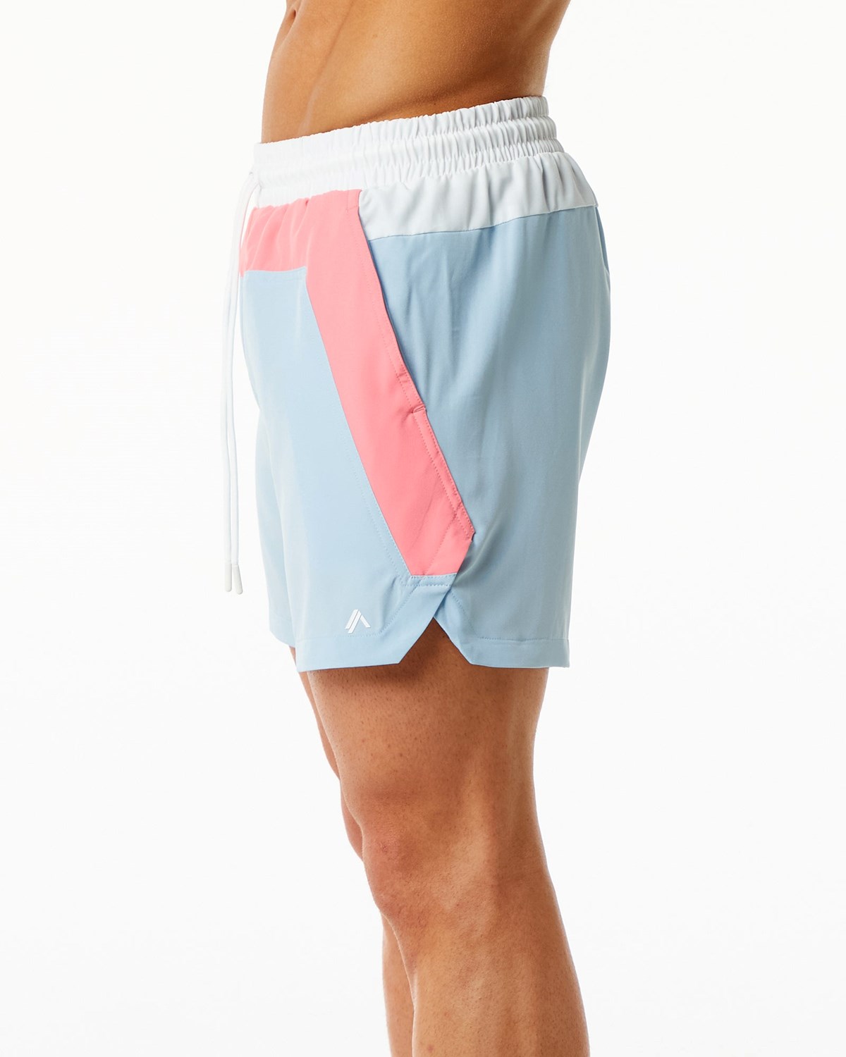 Alphalete Podšité Swim Trunk Koralove Světle Blankyt | 60153ITWV