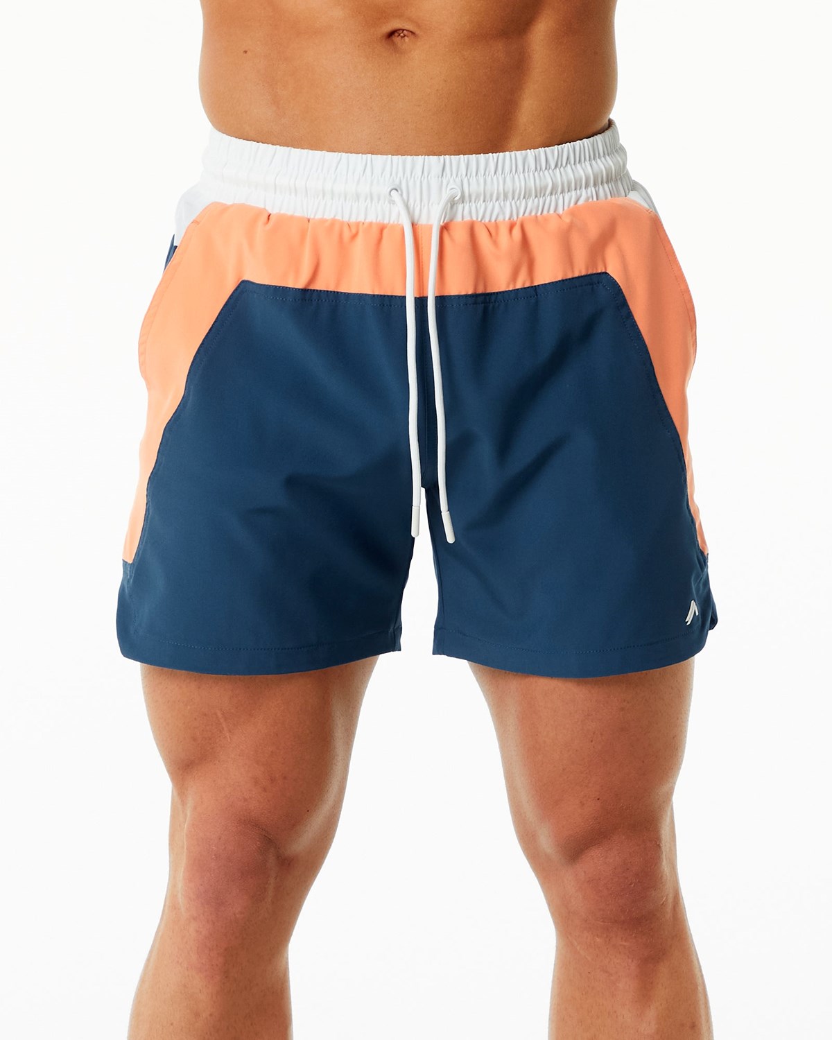 Alphalete Podšité Swim Trunk Oranžové Blankyt | 56809XUMH