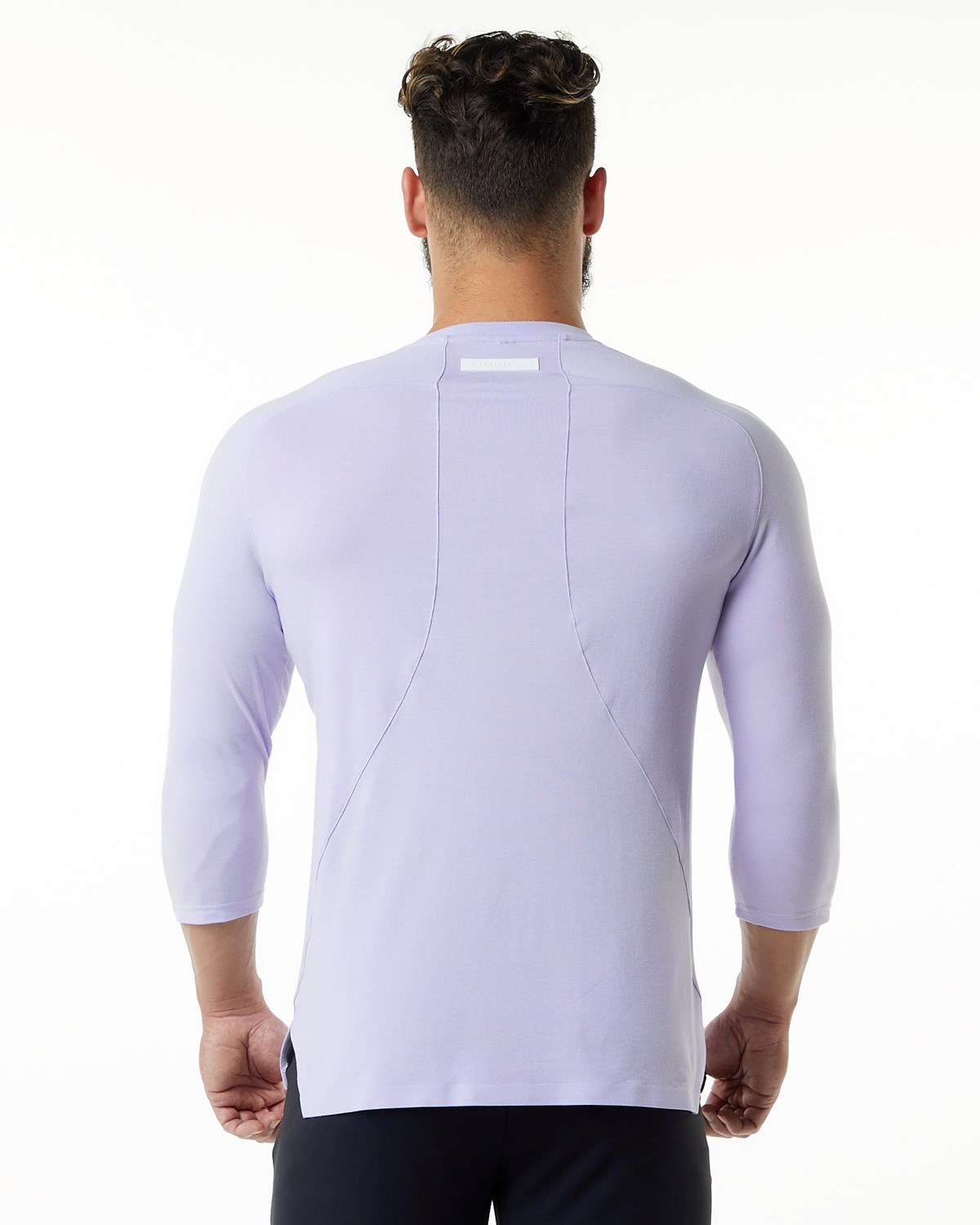 Alphalete Premium 3/4 Sleeve Tee Lilac Haze | 30965GMJS