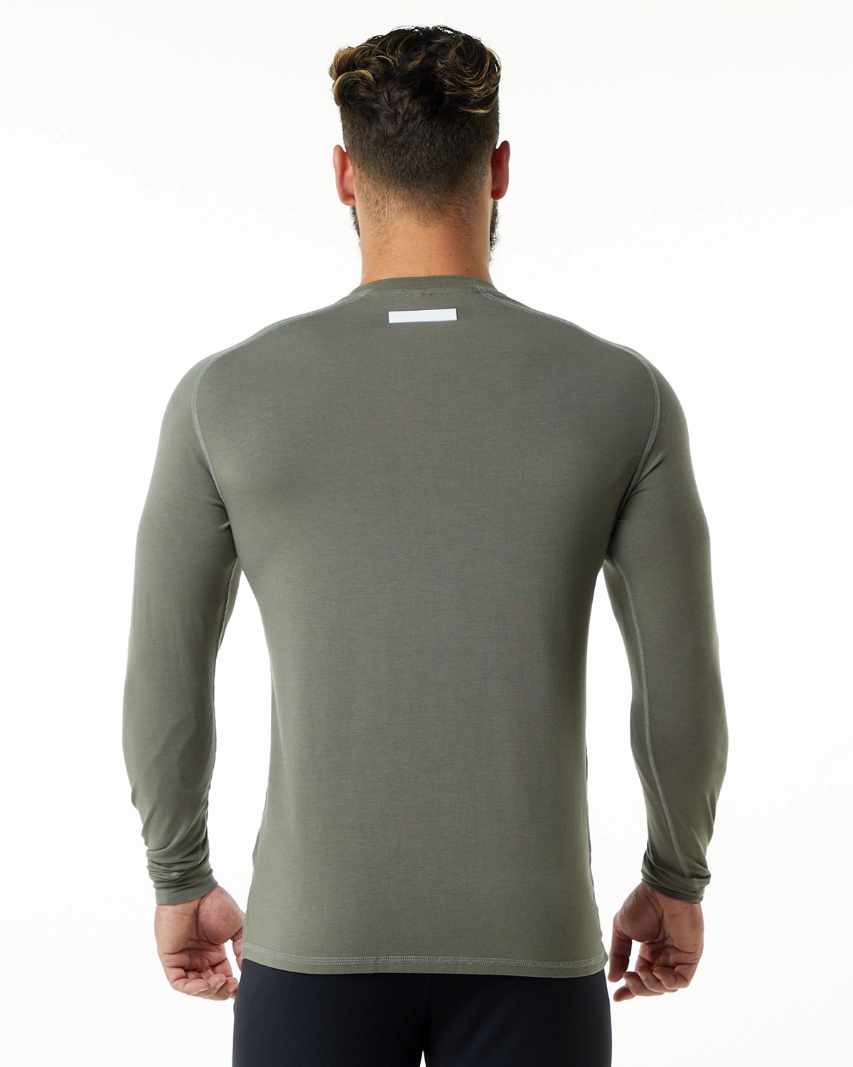 Alphalete Premium Epaulette Long Sleeve Tee Šedé | 19635FQDR