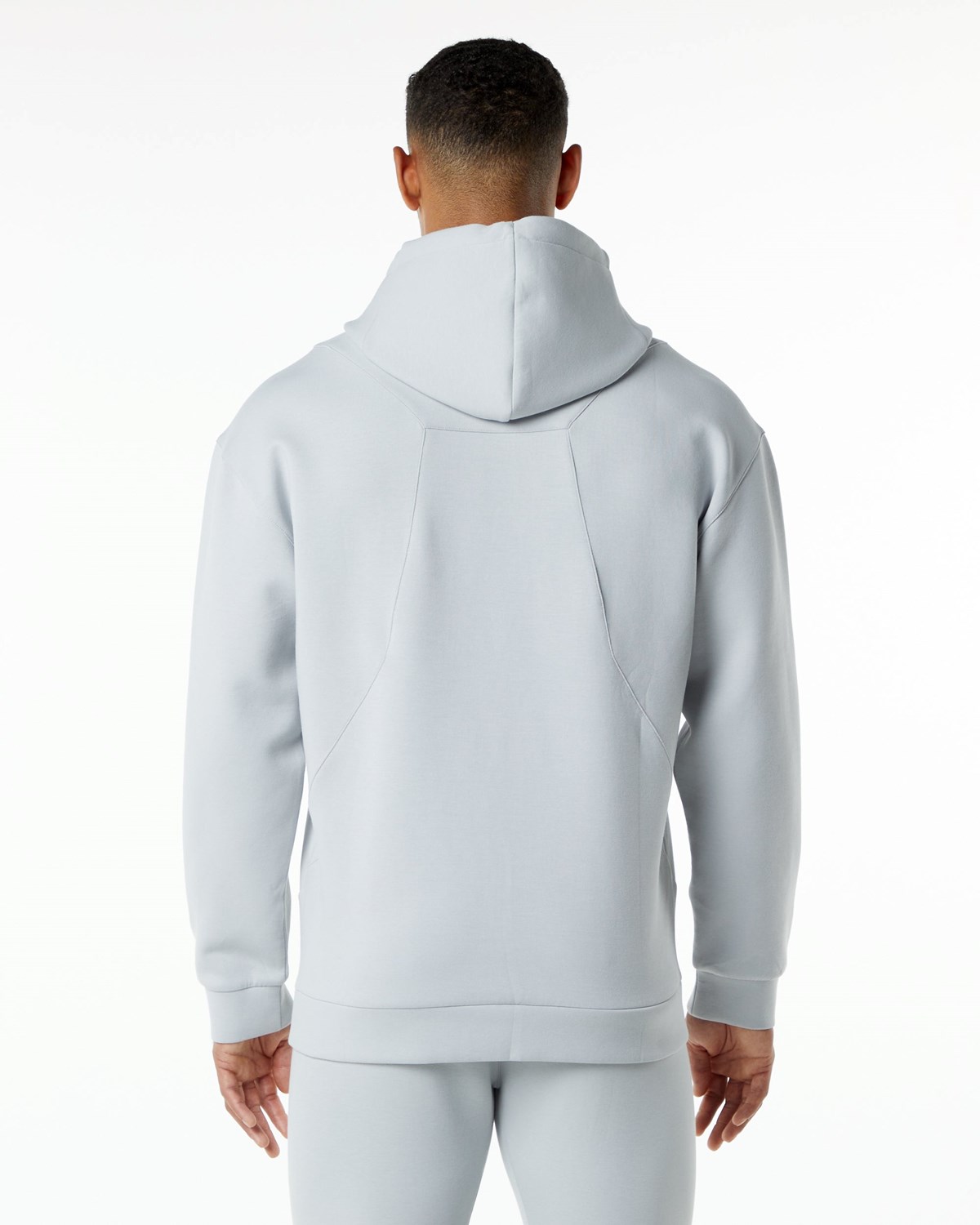 Alphalete Relaxed Interlock Knit Hoodie Šedé | 82359QGKZ