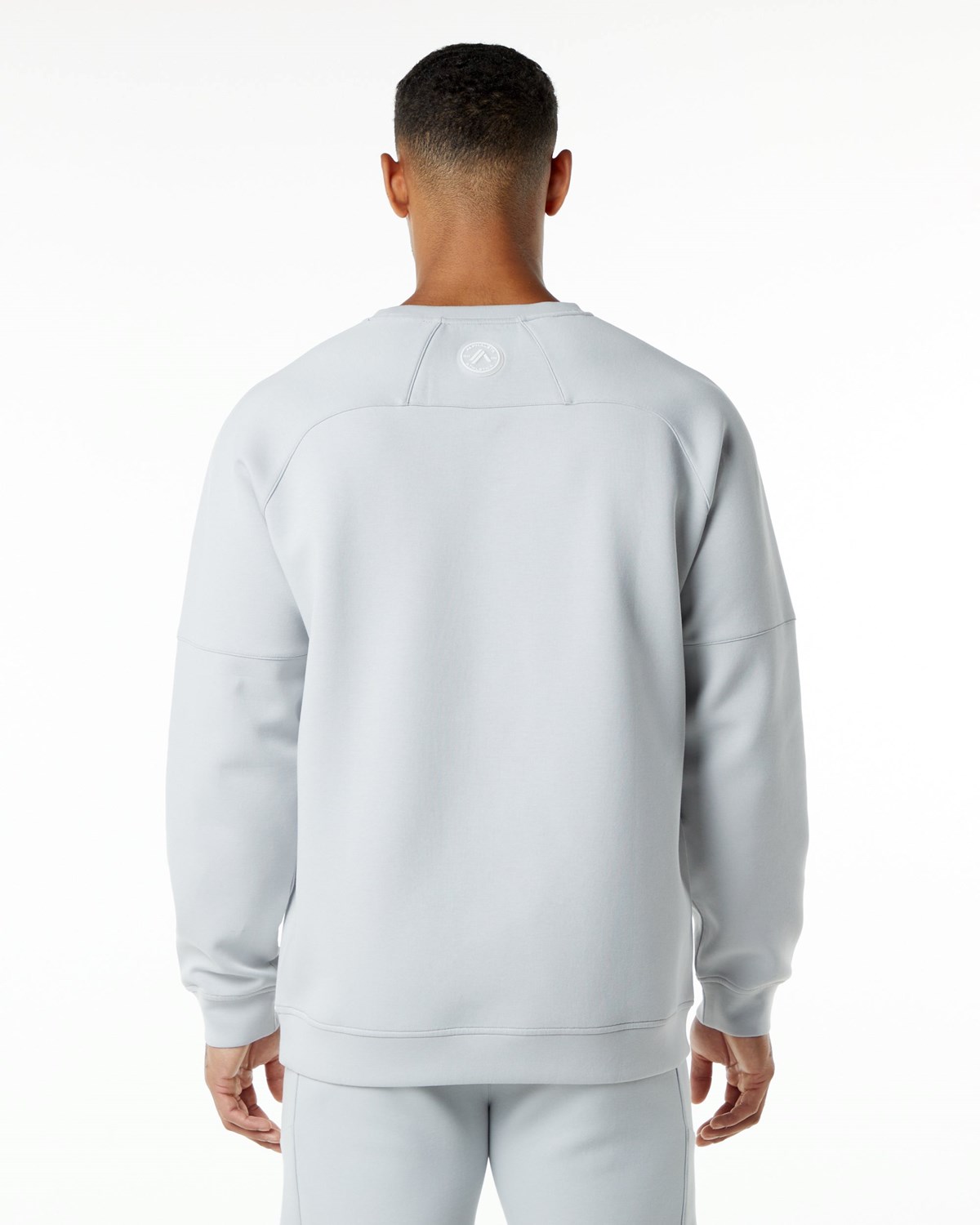 Alphalete Relaxed Interlock Knit Pullover Šedé | 42508VHCT