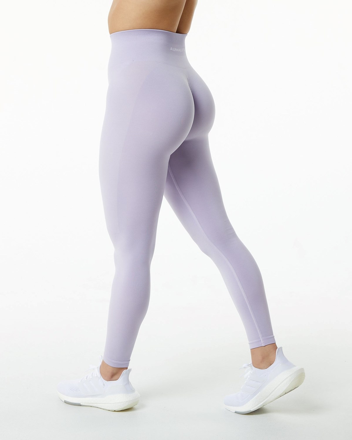 Alphalete Seamless Scrunch Legging Misty Lilac | 90167PWML