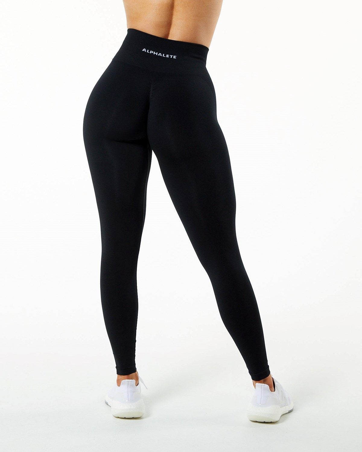 Alphalete Seamless Scrunch Legging Černé | 63751ZADF