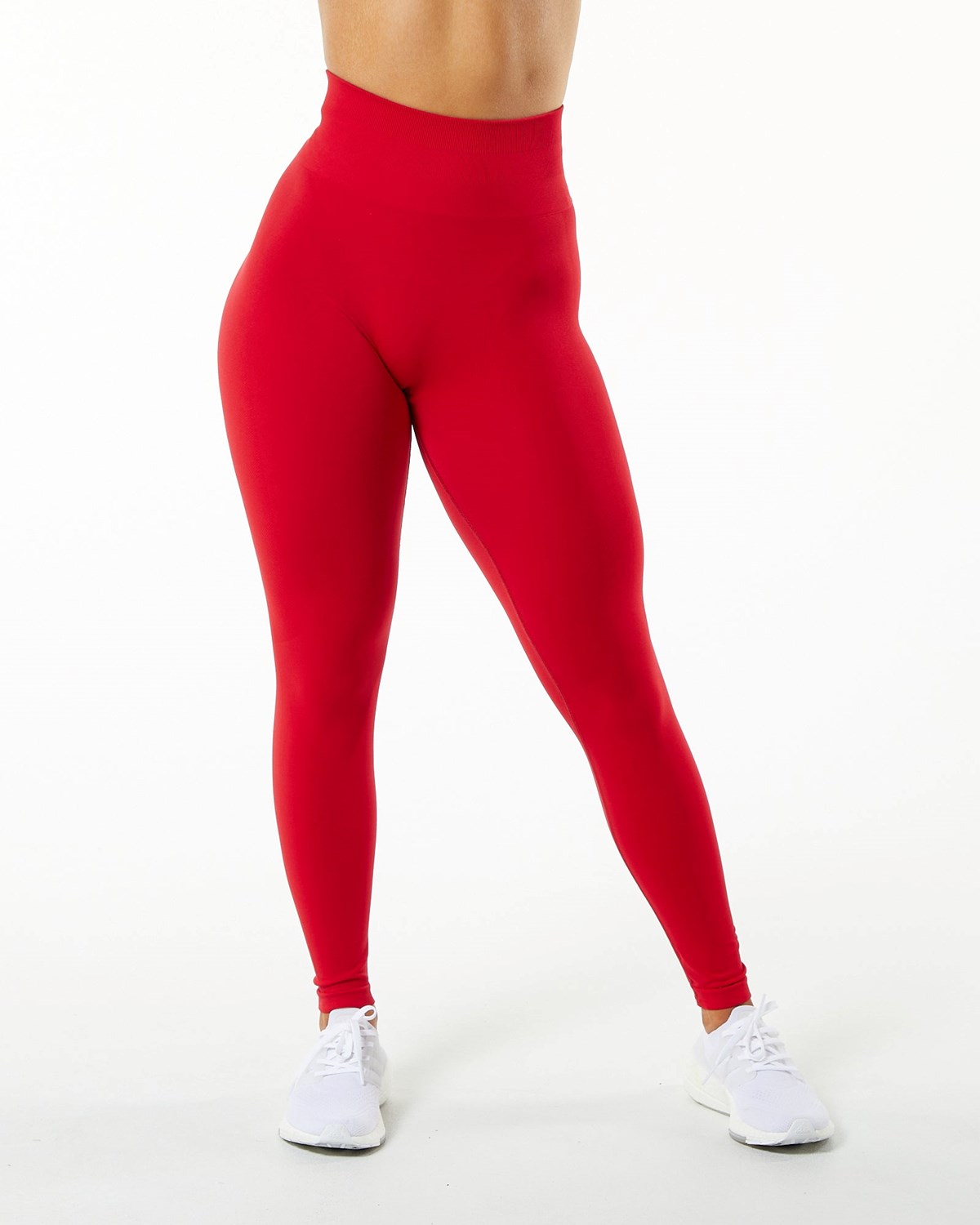 Alphalete Seamless Scrunch Legging Červené | 97485NJSY