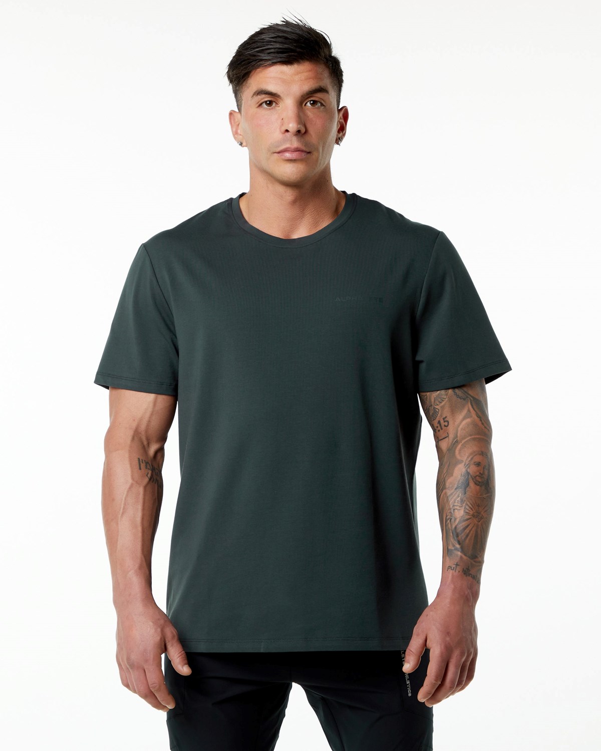 Alphalete Set-In Sleeve Tee Zelene | 48293FPRB