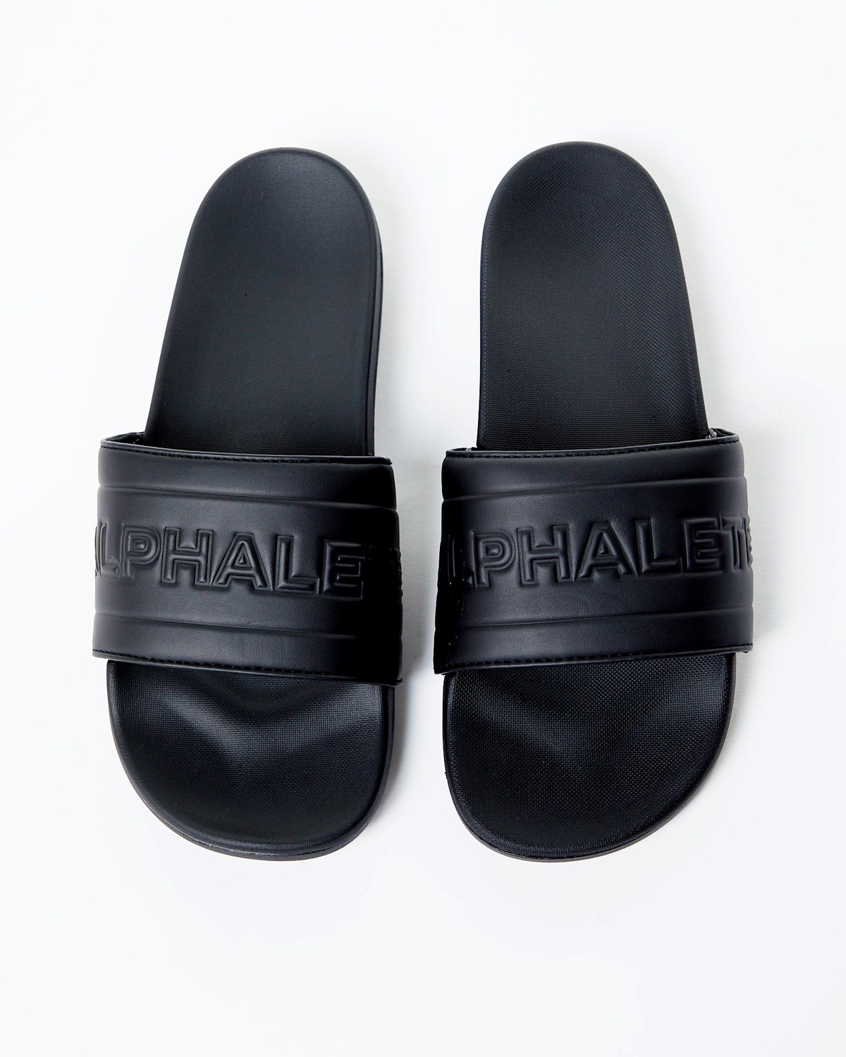 Alphalete Slides Černé | 04385MNEK